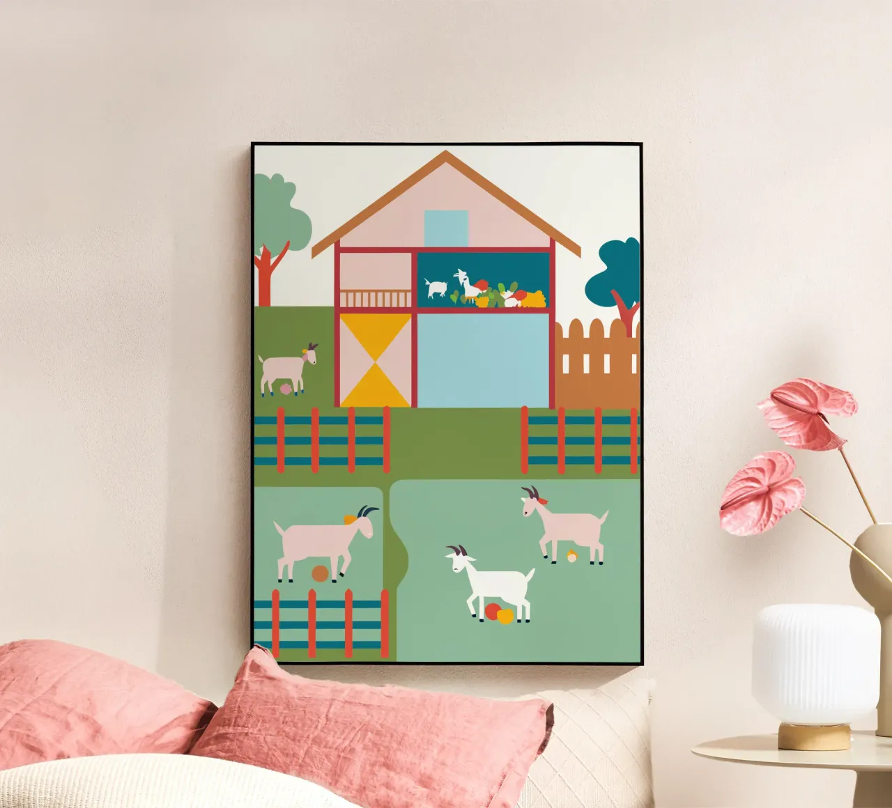 Allevamento di capre plexiglass da CUTE ANIMALS