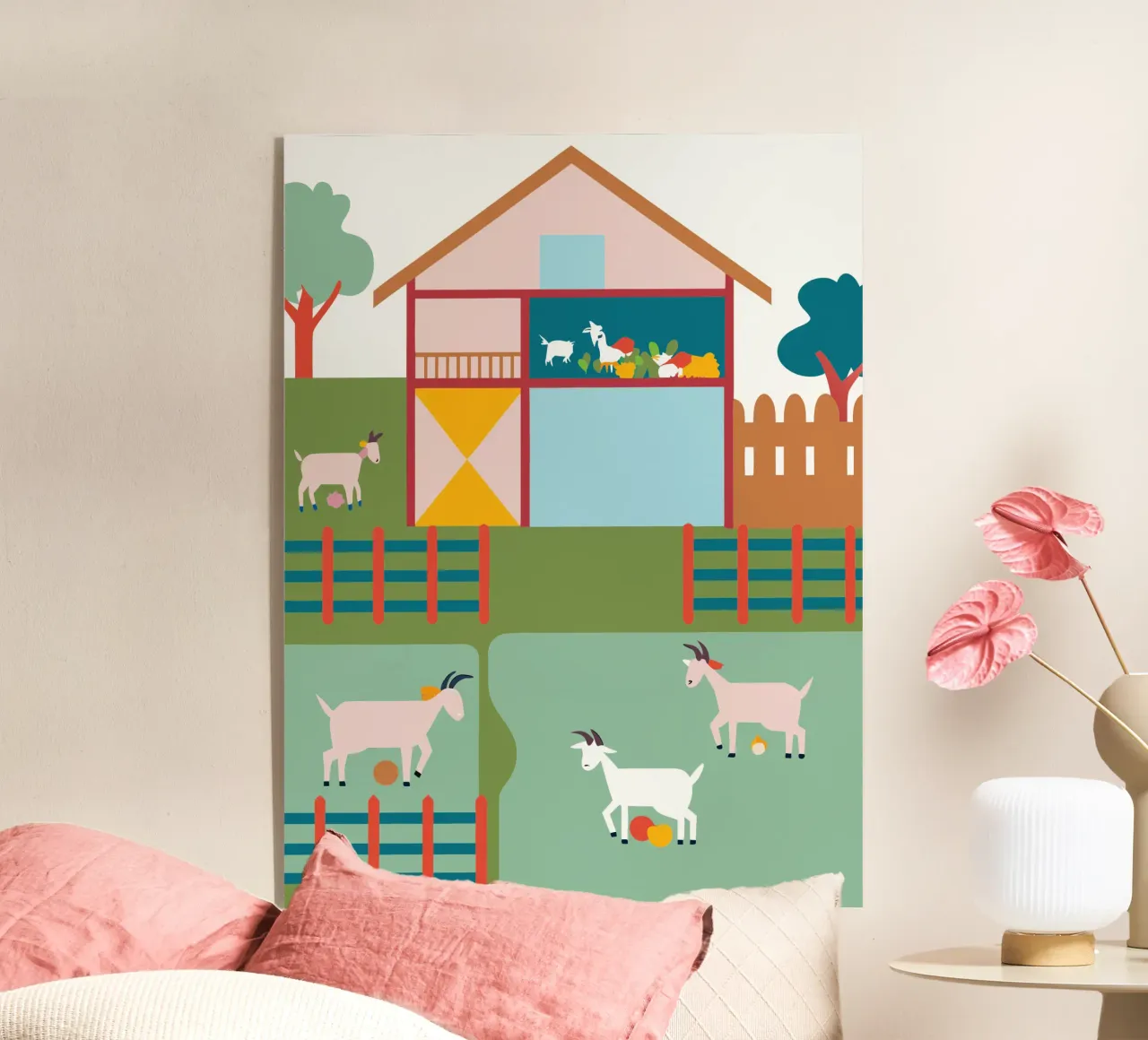 Allevamento di capre plexiglass da CUTE ANIMALS