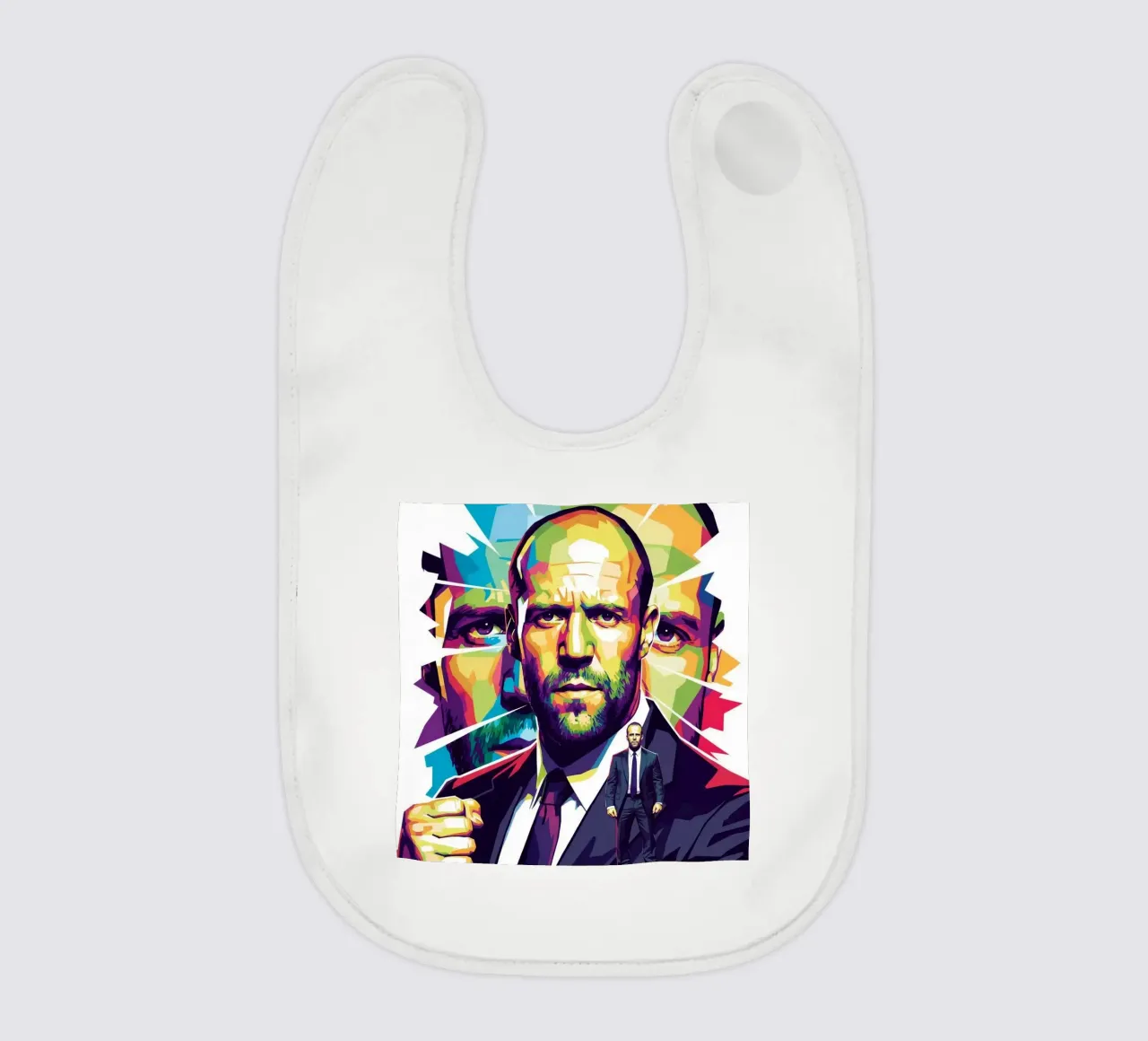 Jason Statham - WPAP art style (2) bavaglino da Hantamrata
