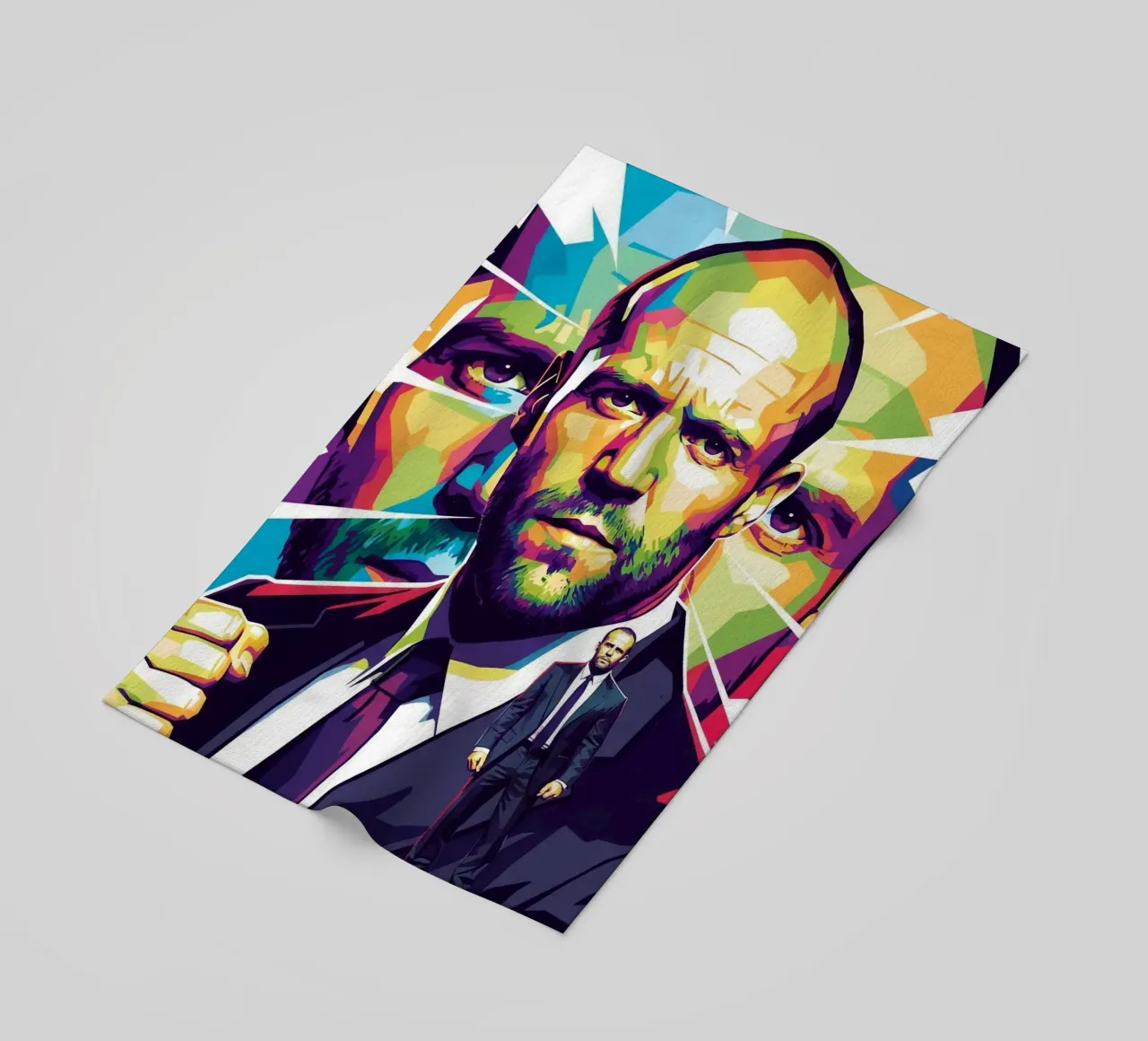 Jason Statham - WPAP art style (2) telo mare da Hantamrata