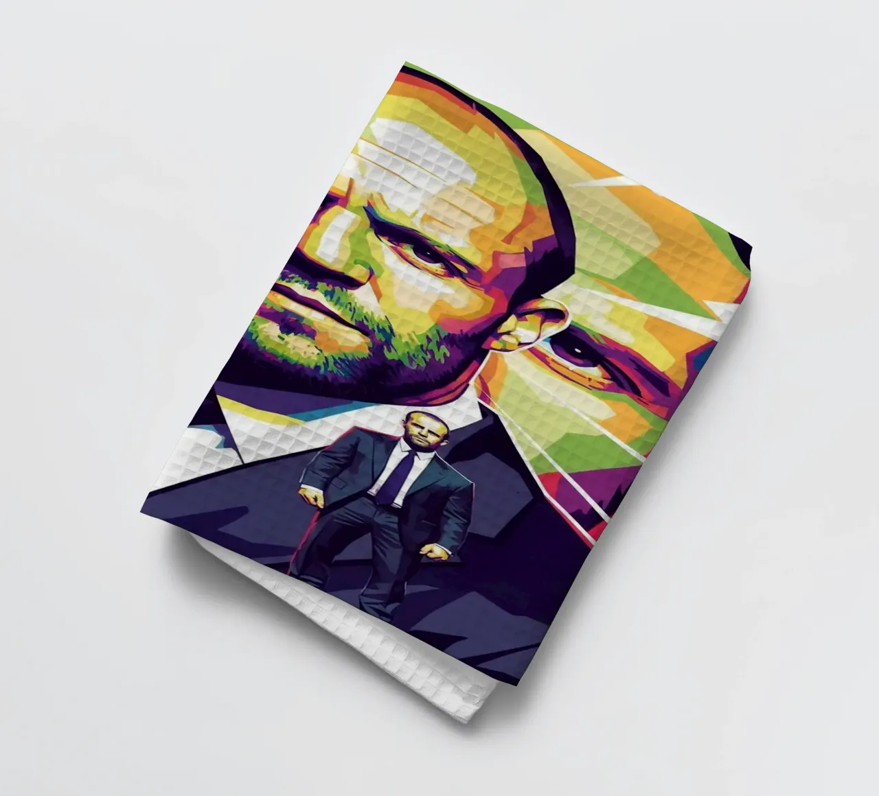 Jason Statham - WPAP art style (2) canovaccio da cucina da Hantamrata