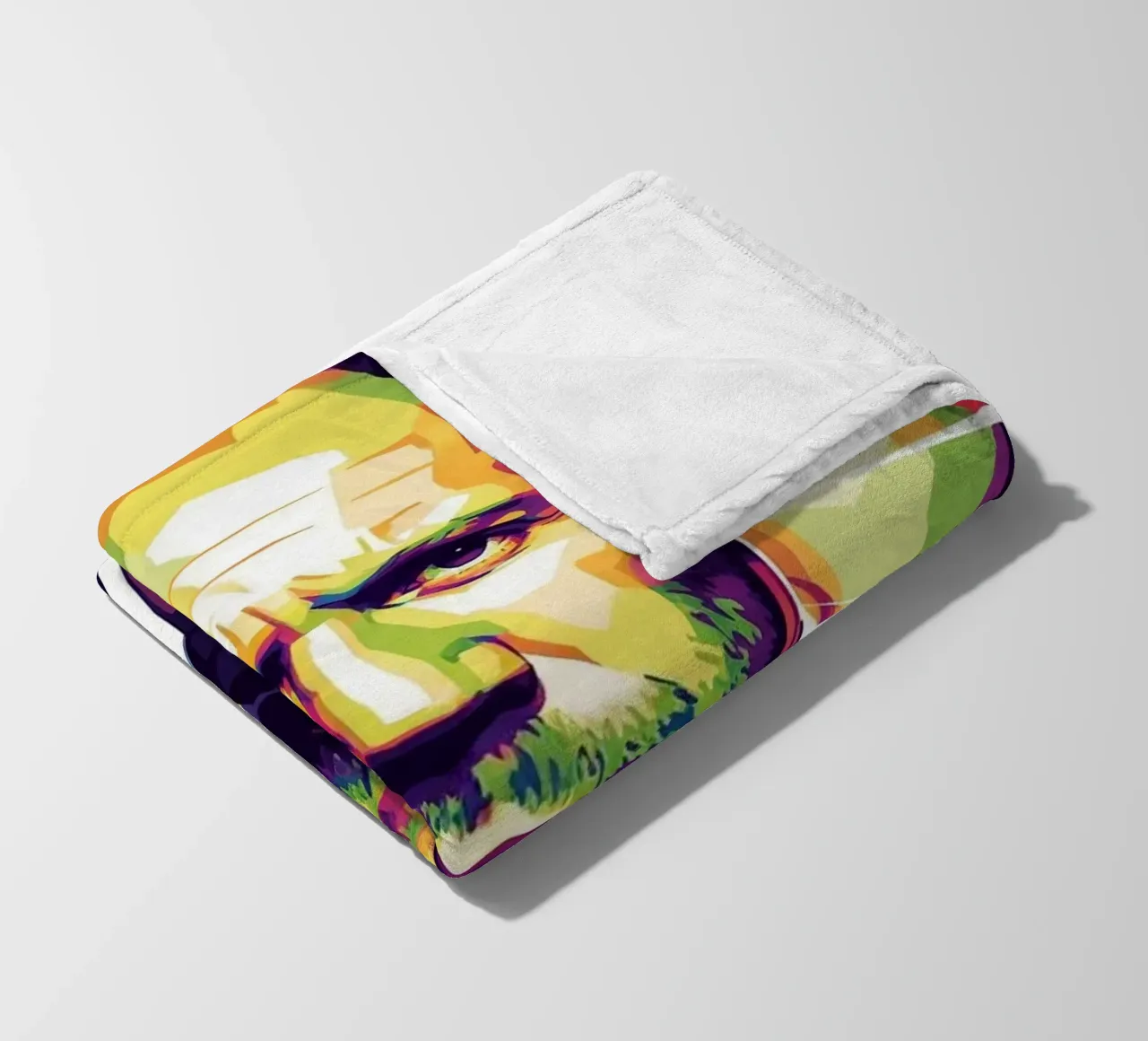 Jason Statham - WPAP art style (2) coperta in pile da Hantamrata