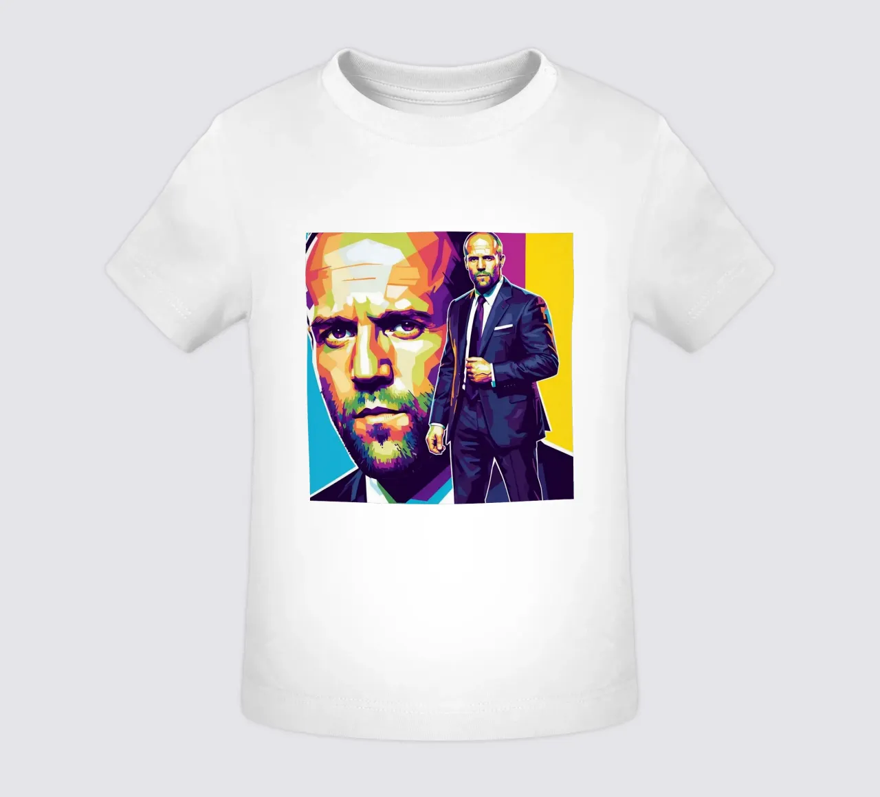 Jason Statham - WPAP art style (3) maglietta neonato da Hantamrata