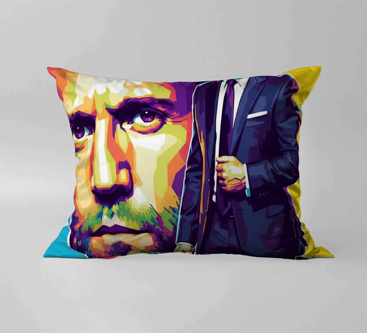 Jason Statham - WPAP art style (3) cuscino da Hantamrata