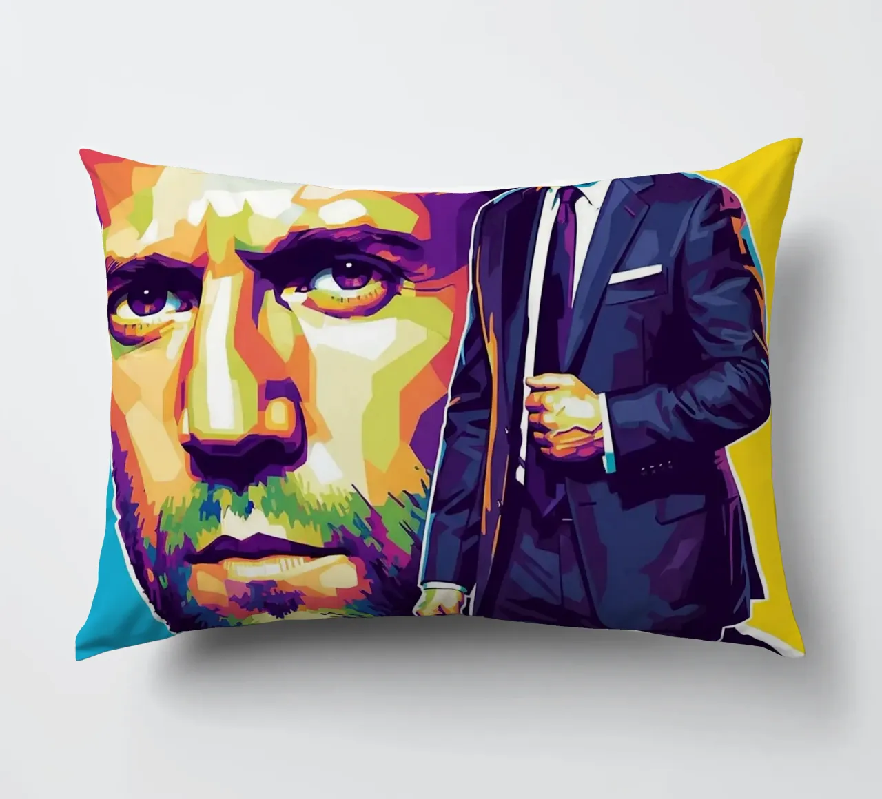 Jason Statham - WPAP art style (3) cuscino da Hantamrata