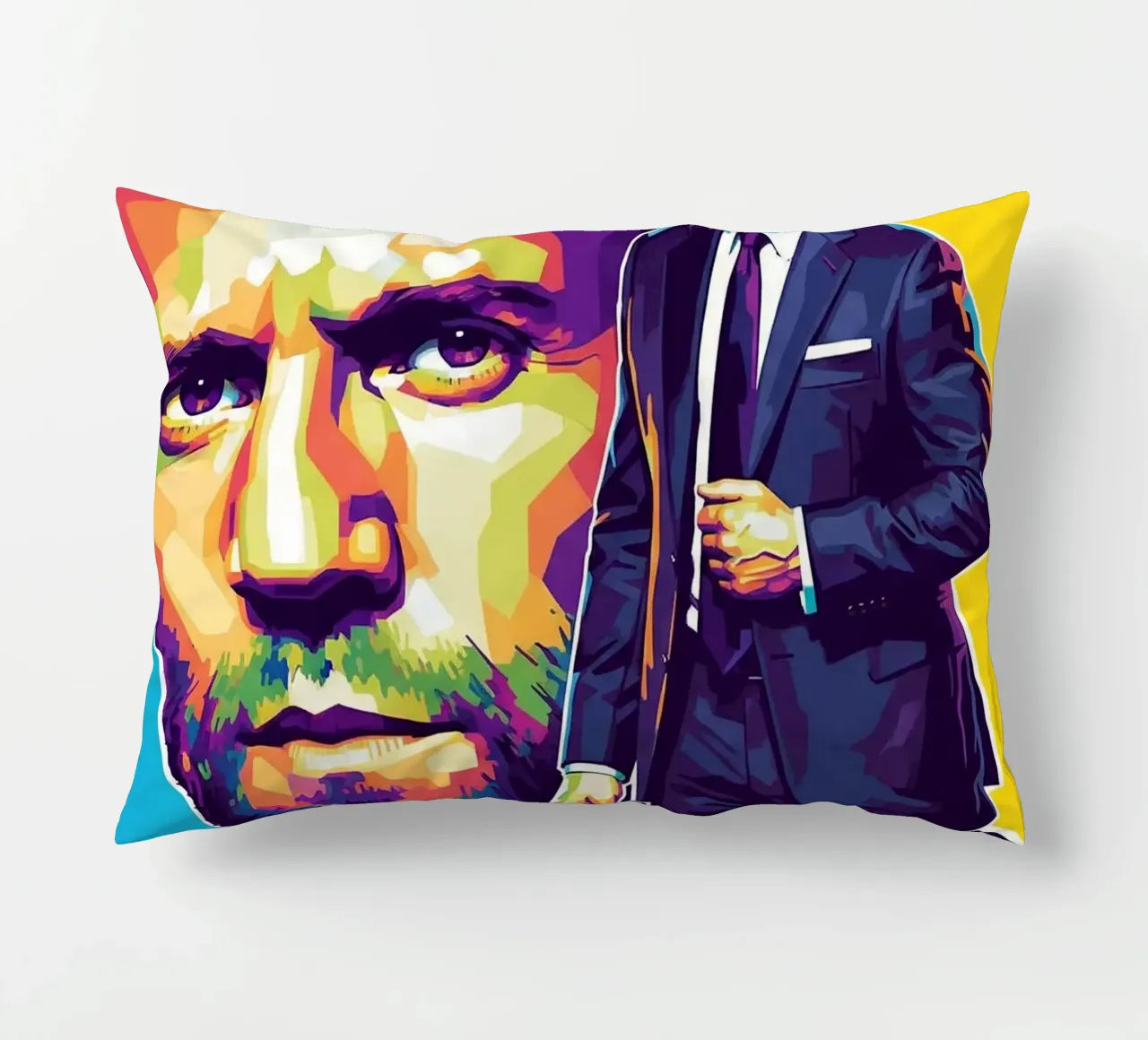 Jason Statham - WPAP art style (3) cuscino da Hantamrata
