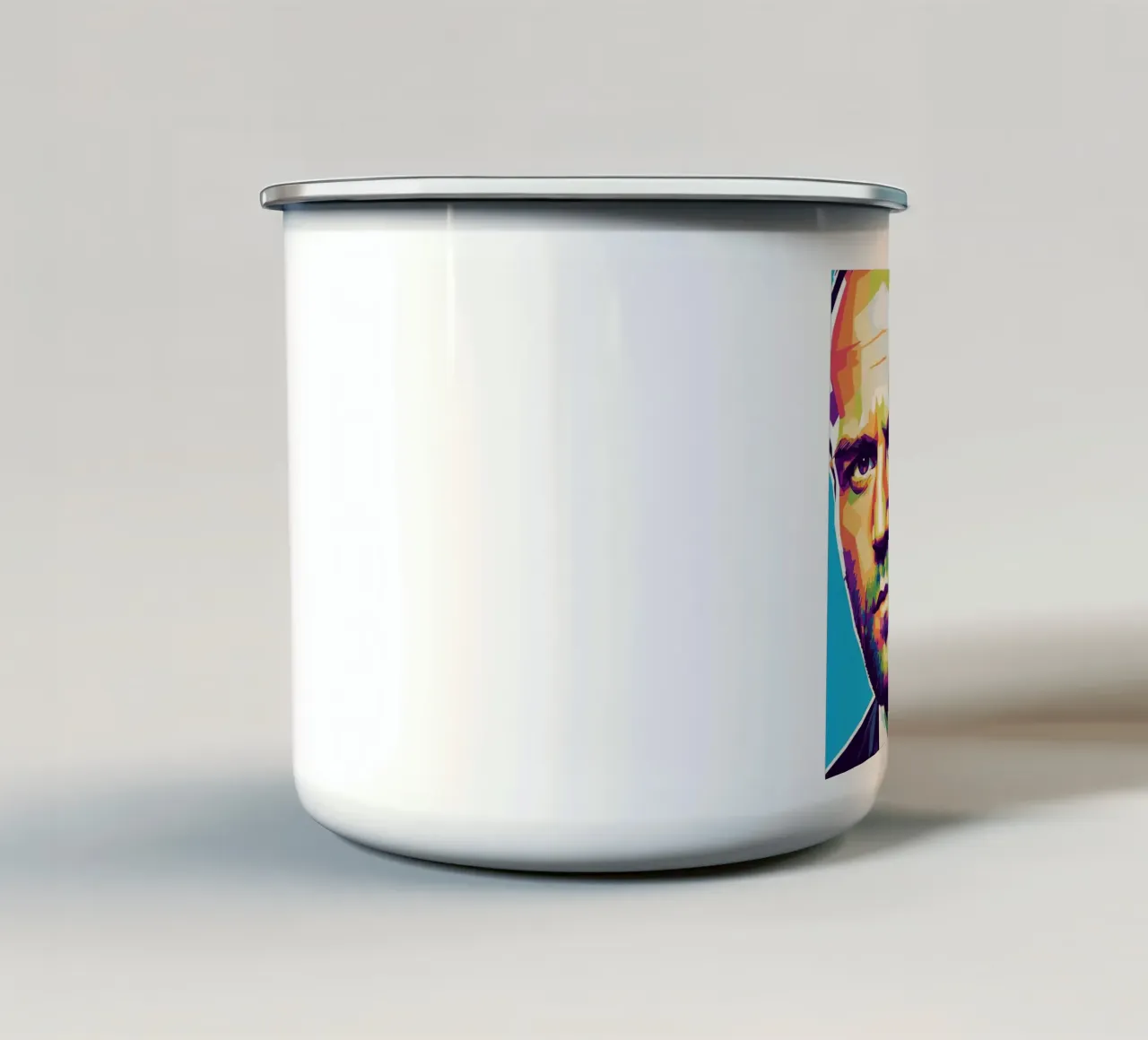 Jason Statham - WPAP art style (3) tazza in smalto da Hantamrata