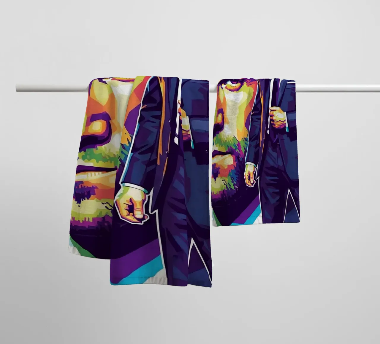 Jason Statham - WPAP art style (3) asciugamano da bagno da Hantamrata