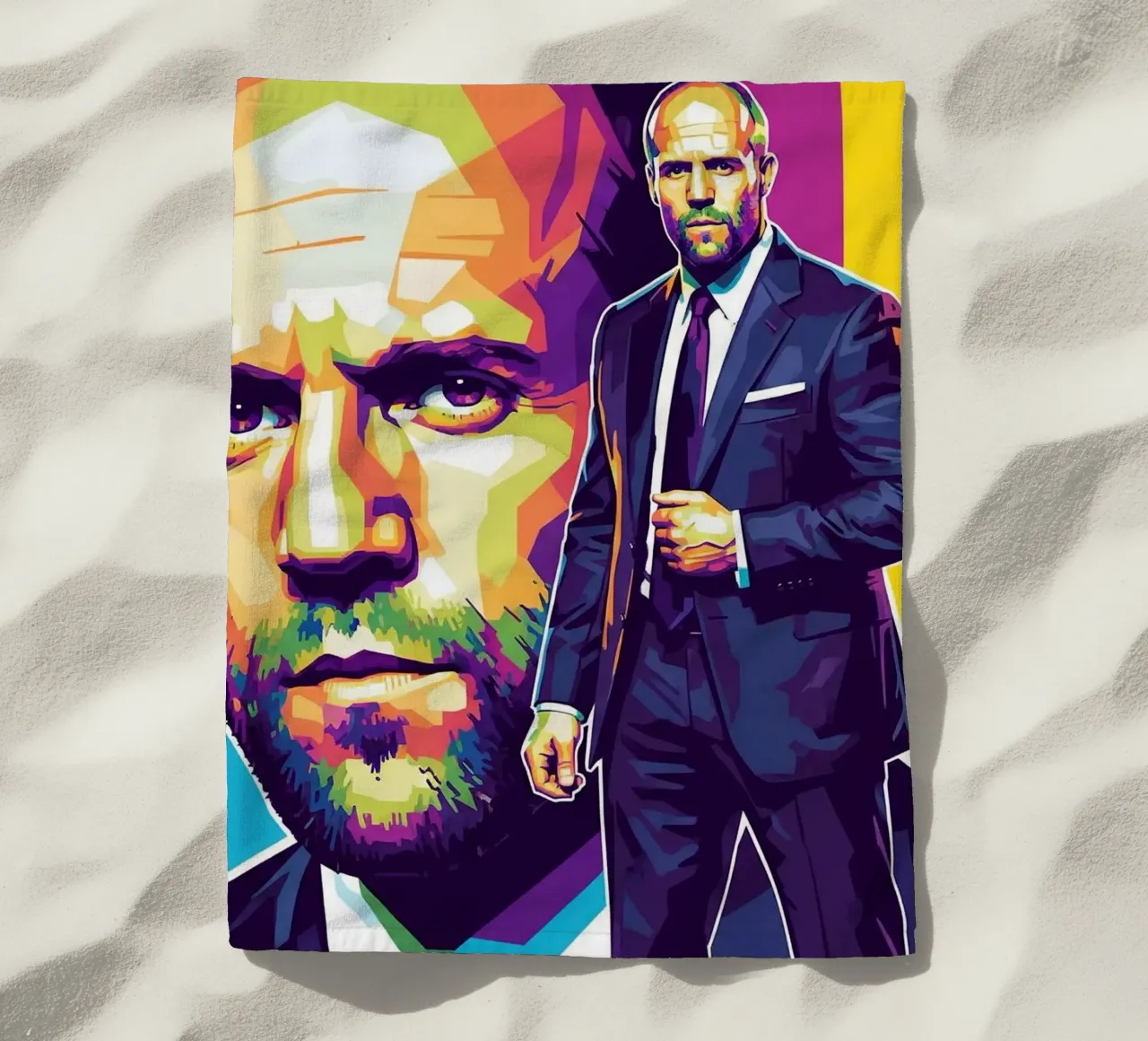 Jason Statham - WPAP art style (3) telo mare da Hantamrata