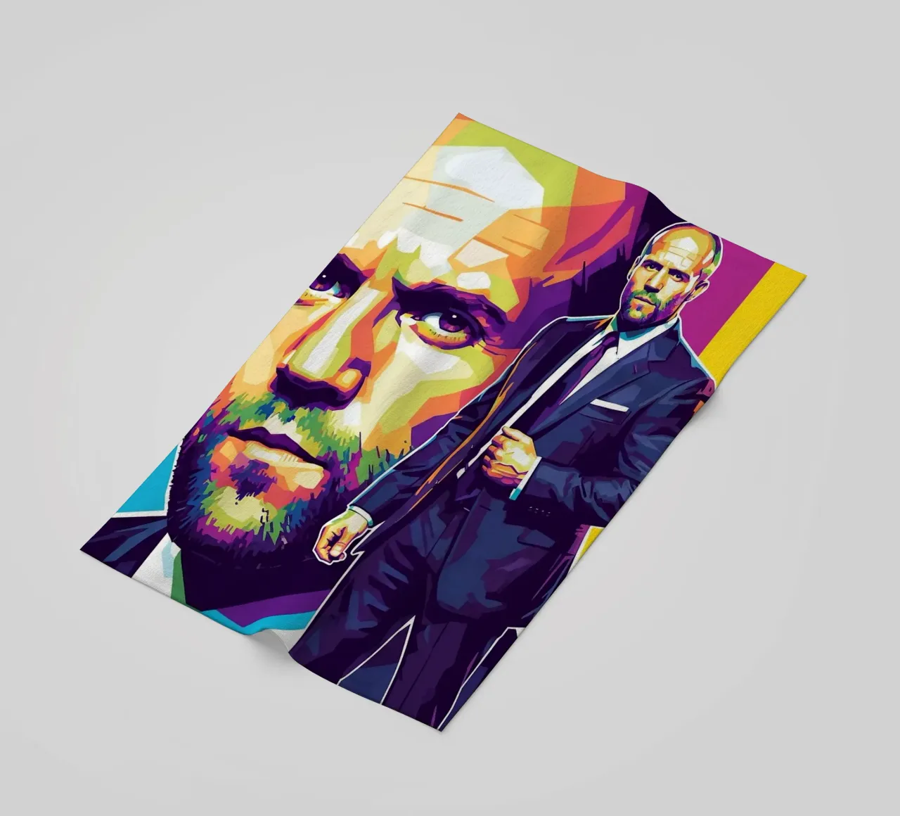 Jason Statham - WPAP art style (3) telo mare da Hantamrata