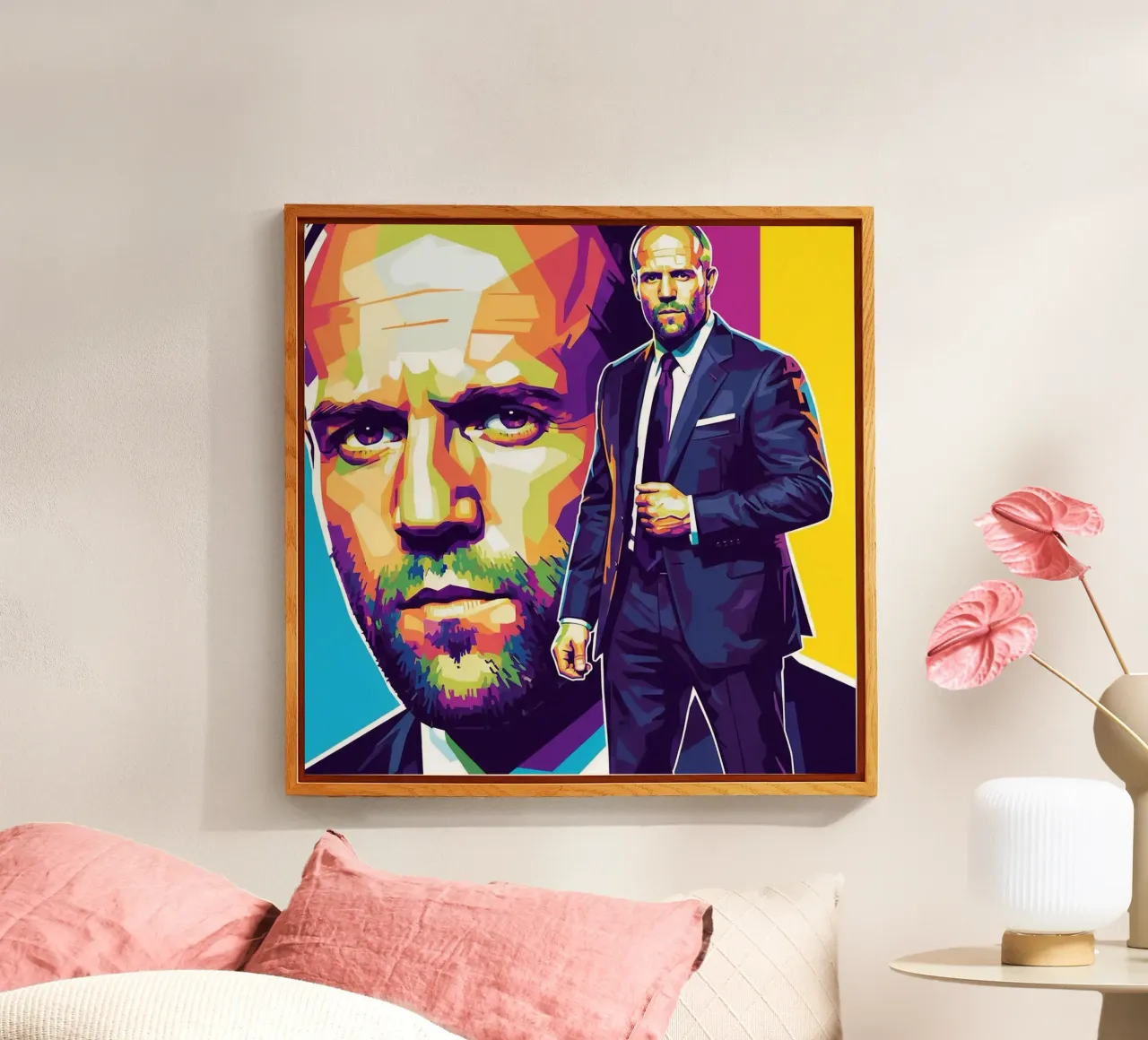 Jason Statham - WPAP art style (3) plexiglass da Hantamrata