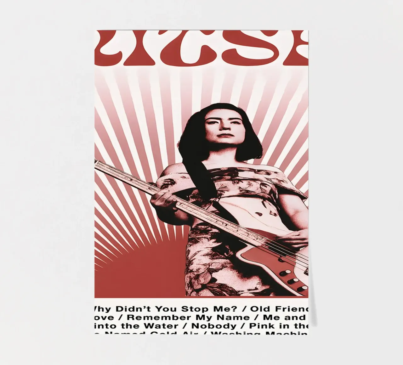 XMOPNITIN Mitski Poster Be The Cowboy Album Music sticker sheet by DGUnder