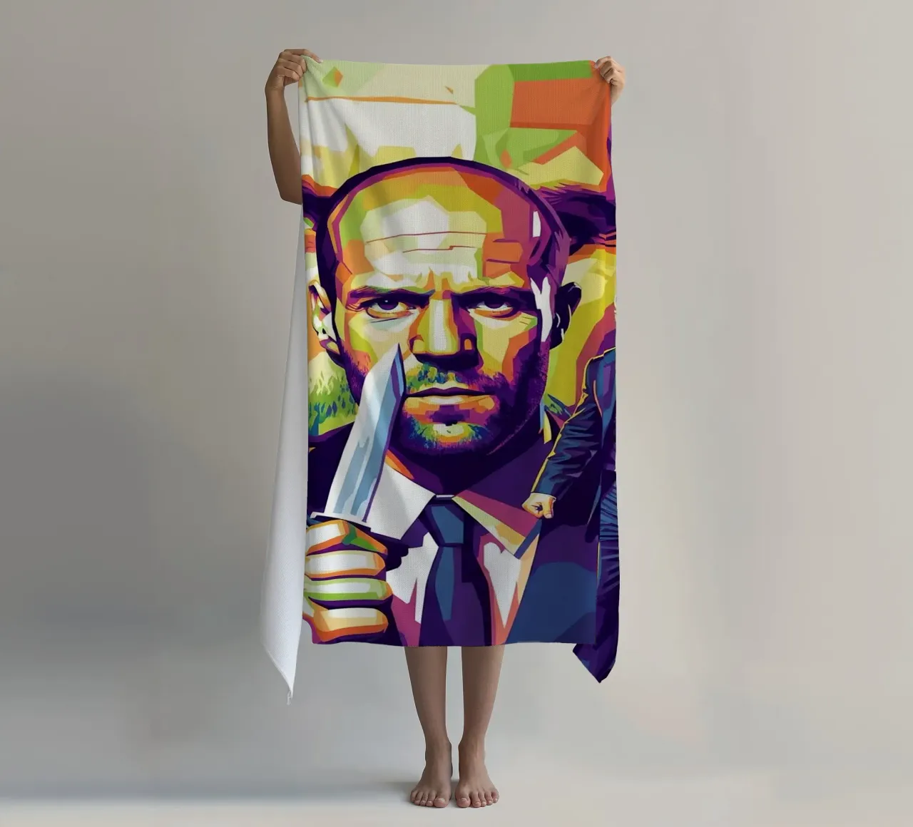 Jason Statham - WPAP art style (4) telo mare da Hantamrata