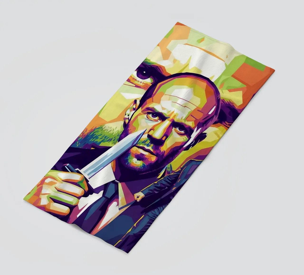 Jason Statham - WPAP art style (4) telo mare da Hantamrata