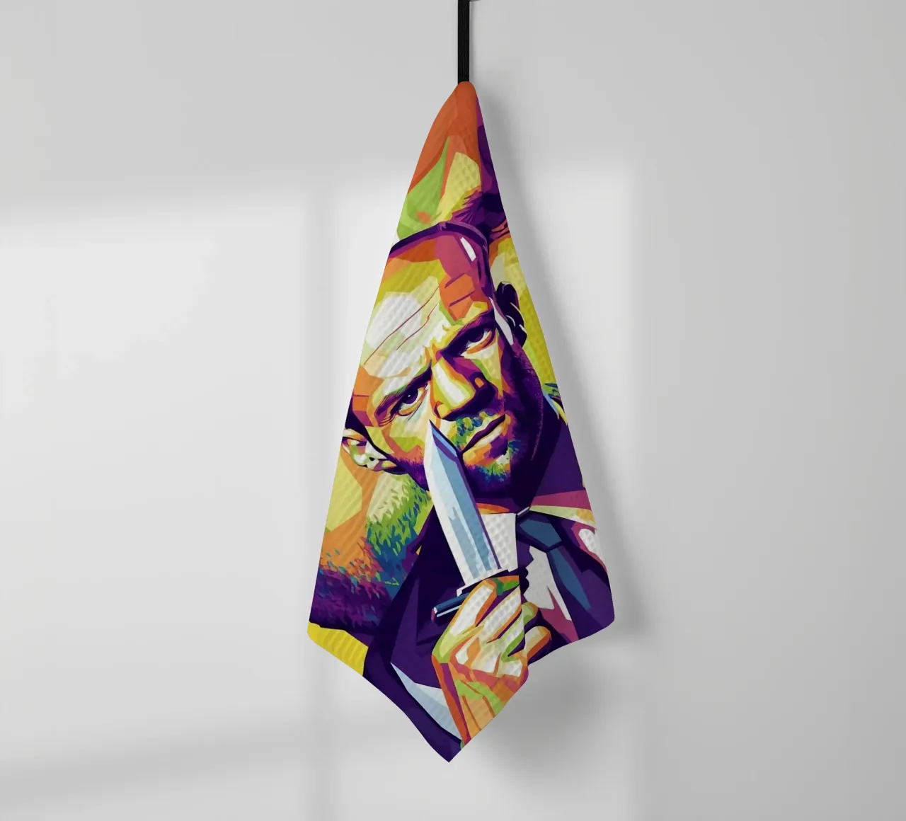 Jason Statham - WPAP art style (4) canovaccio da cucina da Hantamrata