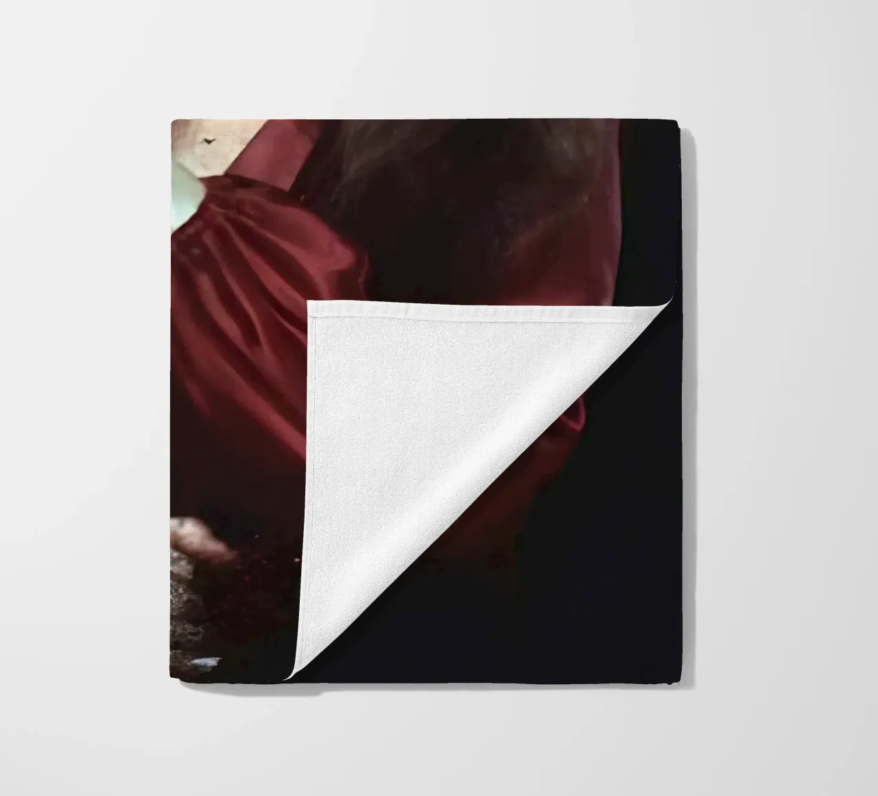 Janis Joplin beach towel by Low poly art
