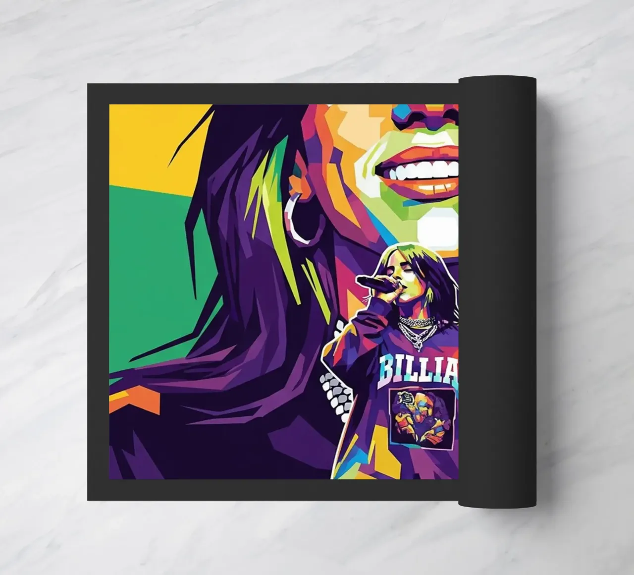 Billie Eilish - WPAP art style (3) zerbino da Hantamrata