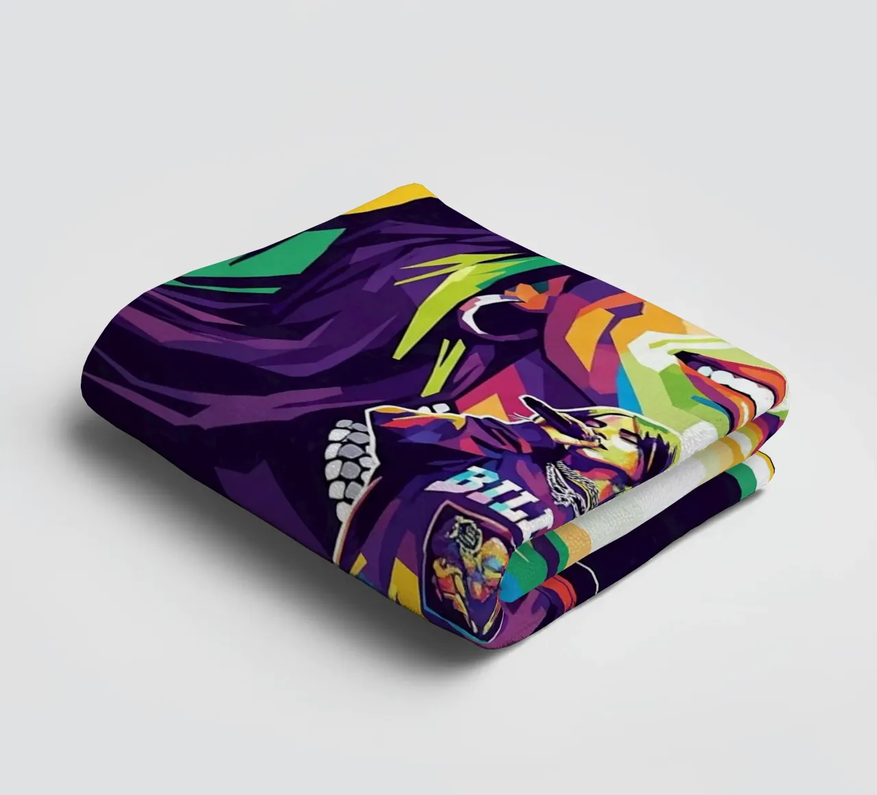 Billie Eilish - WPAP art style (3) asciugamano da bagno da Hantamrata