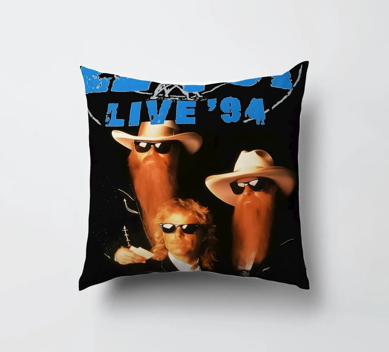 ZZ Top Live 1994 Poster In Essen cuscino da DGUnder