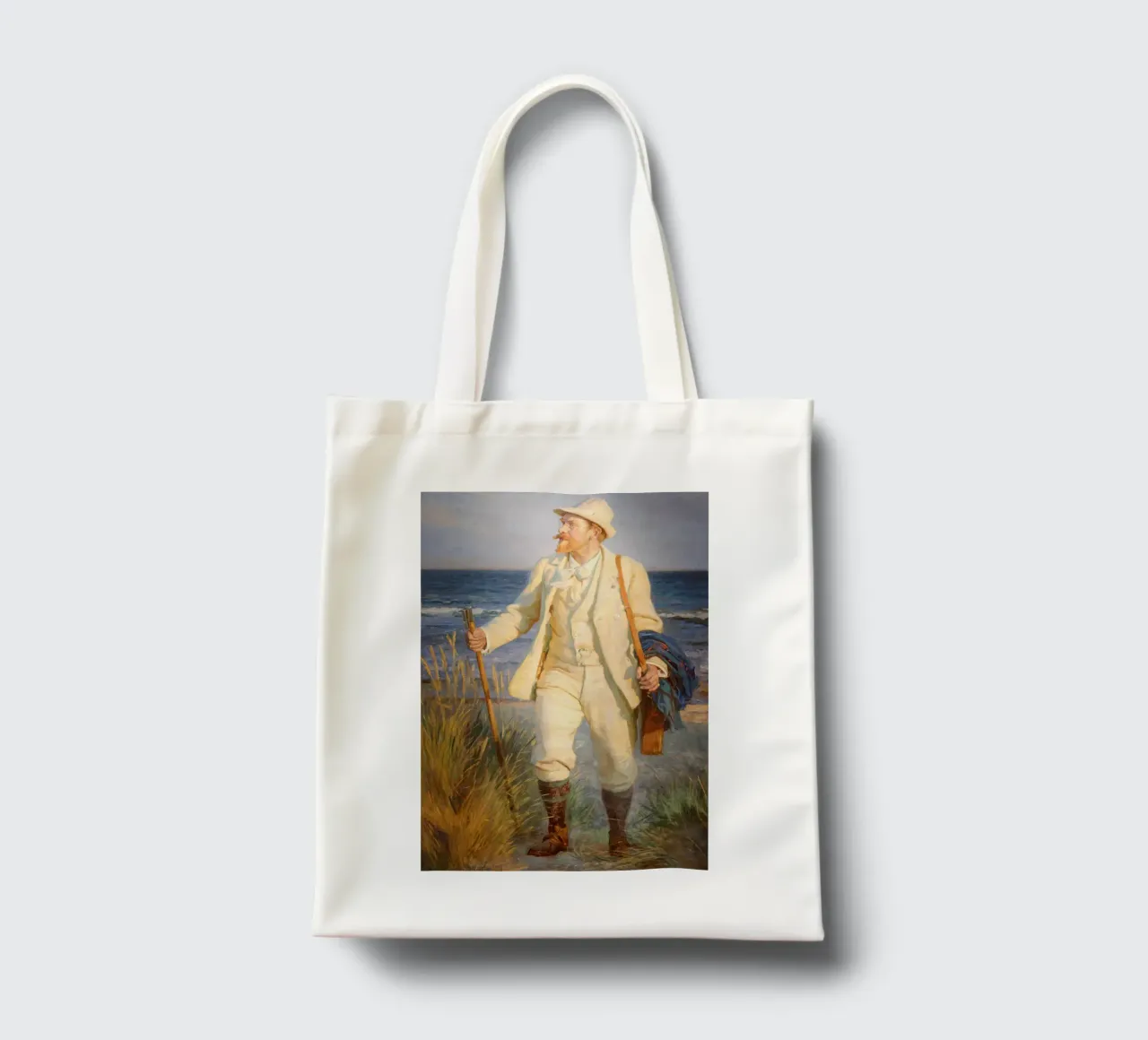 Ritratto di Peder Severin Krøyer borsa in juta da Leahprint