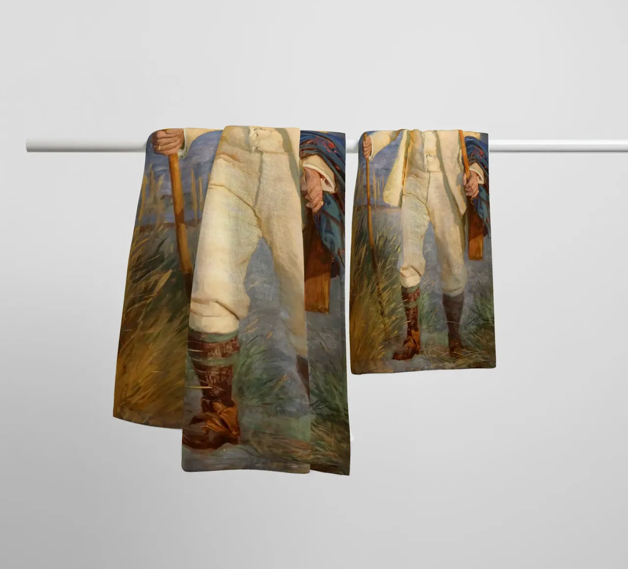 Ritratto di Peder Severin Krøyer asciugamano da bagno da Leahprint