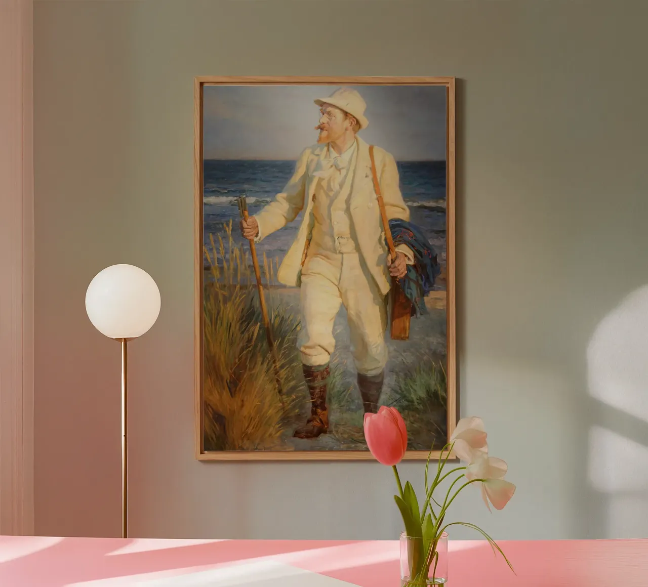 Ritratto di Peder Severin Krøyer alluminio dibond da Leahprint