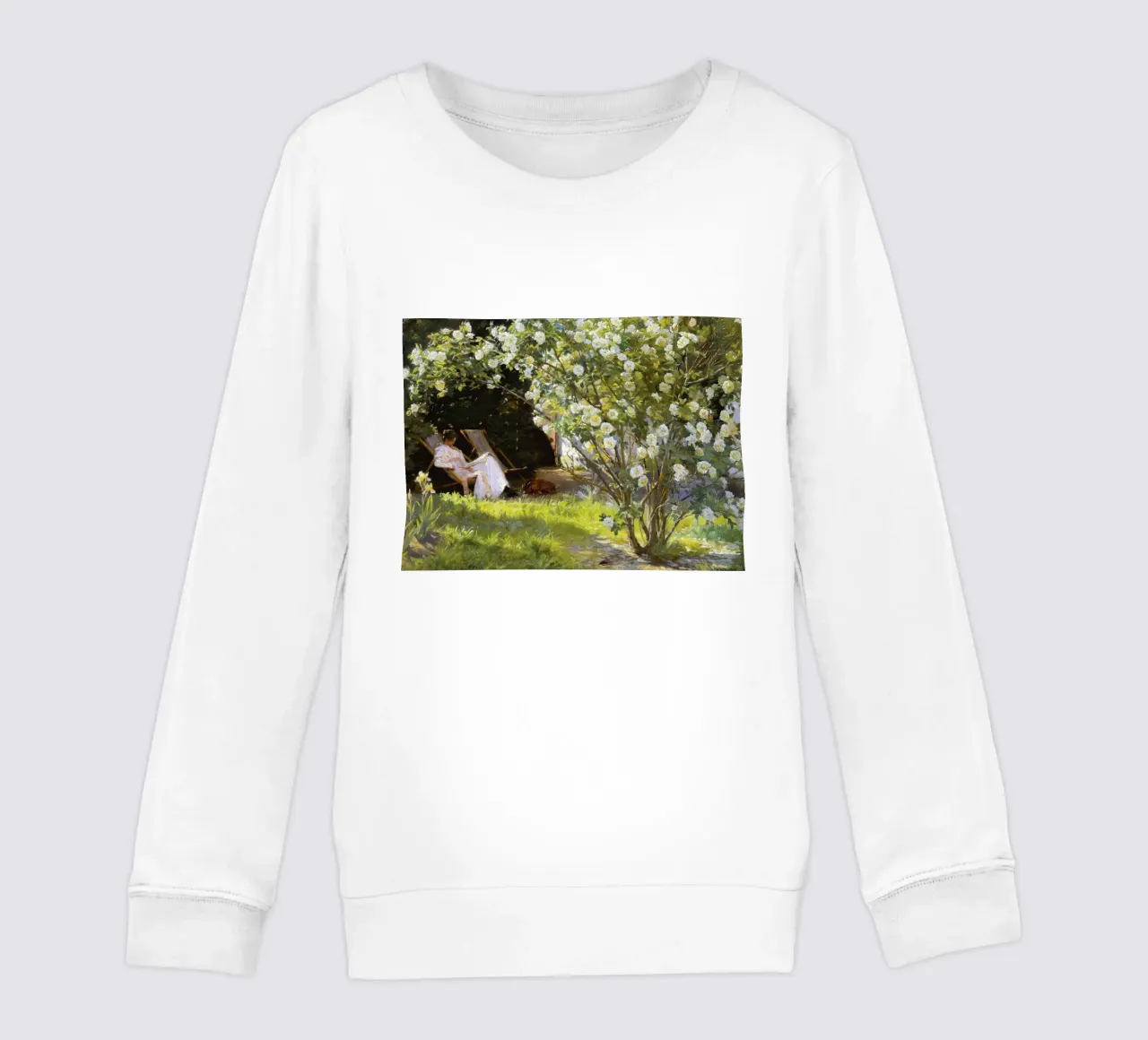 Rose di Peder Severin Krøyer felpa bambino da Leahprint