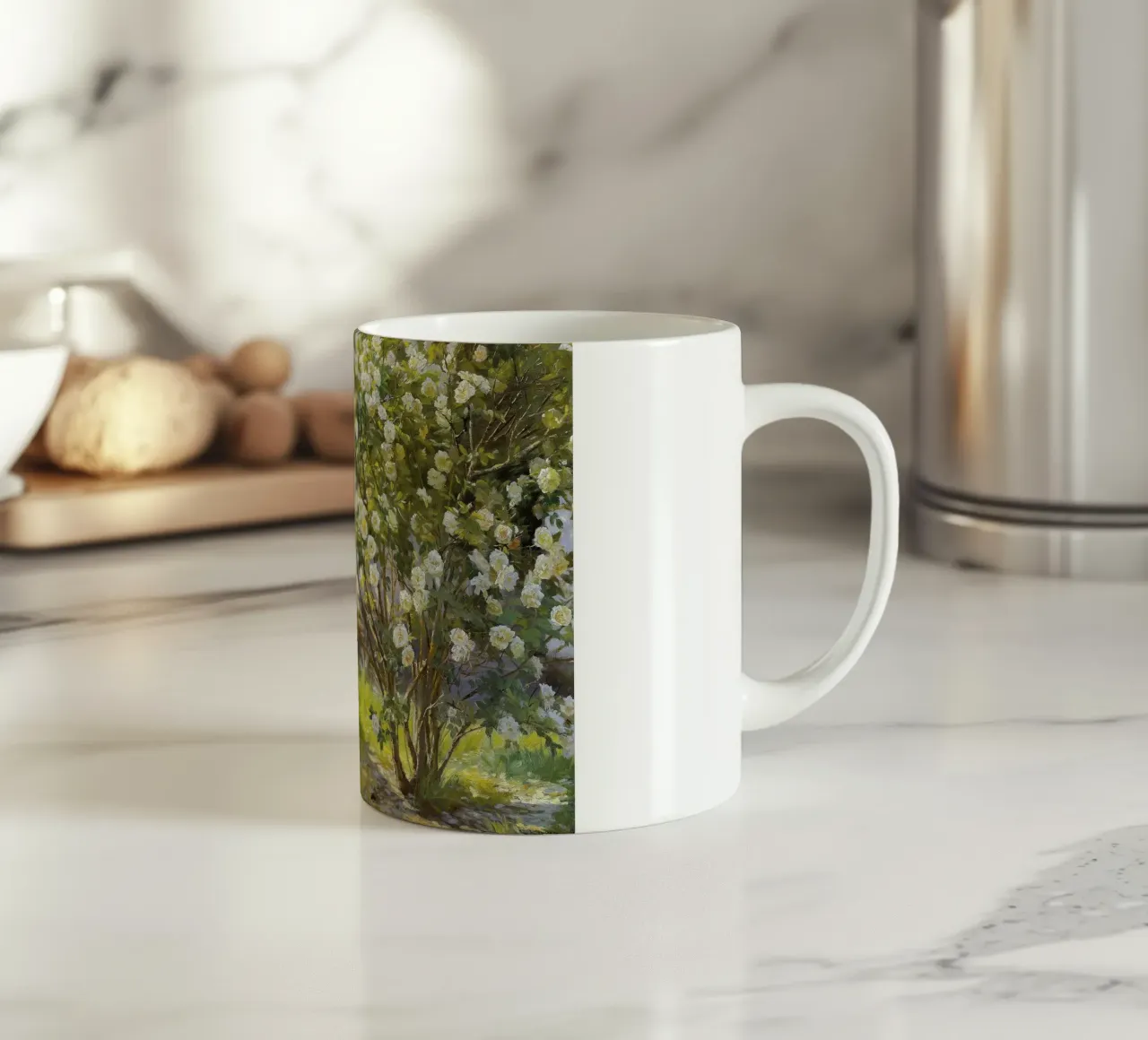 Rose di Peder Severin Krøyer tazza in ceramica da Leahprint