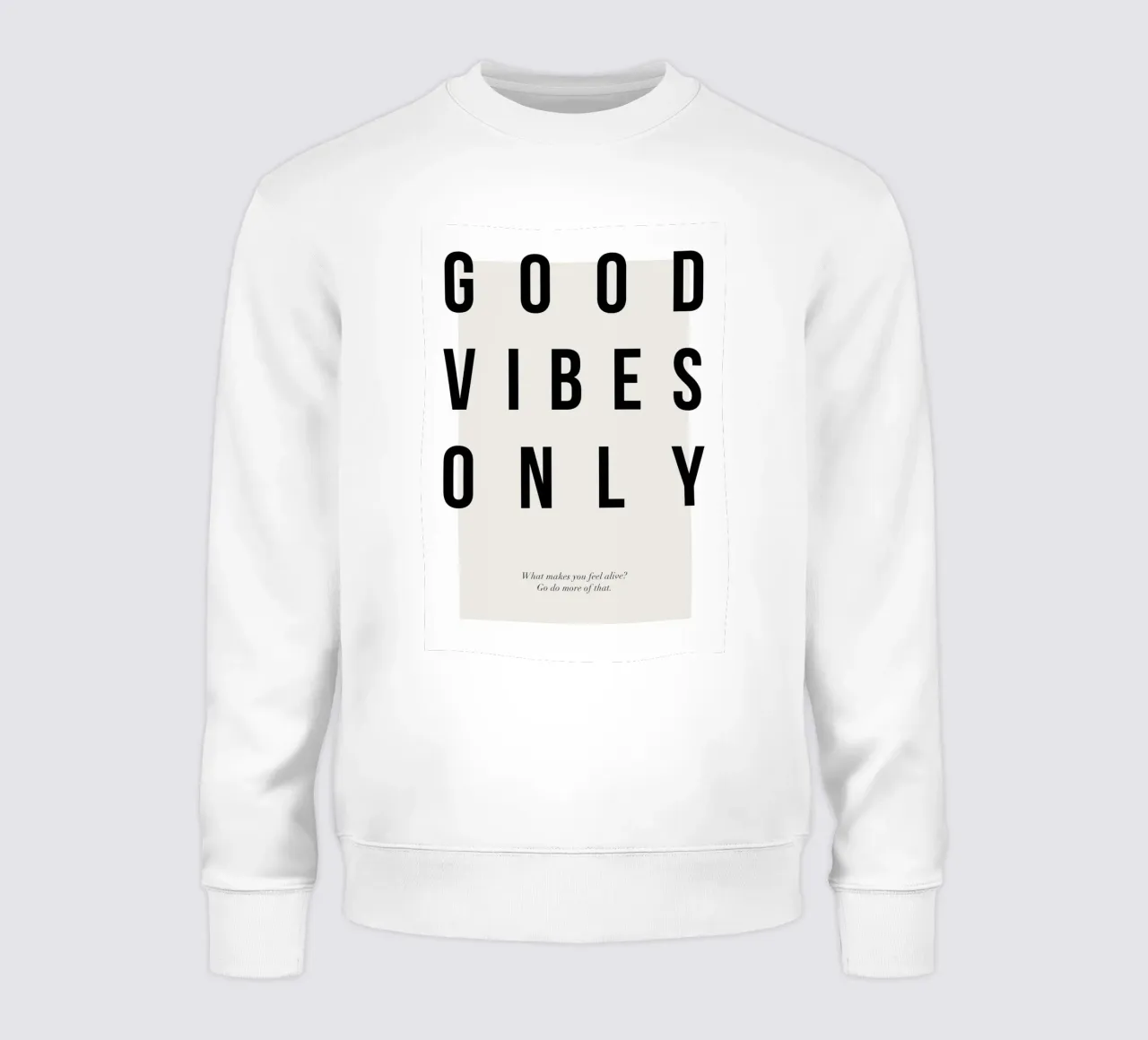 typographie motivation message positif sweat de Alexa Bell
