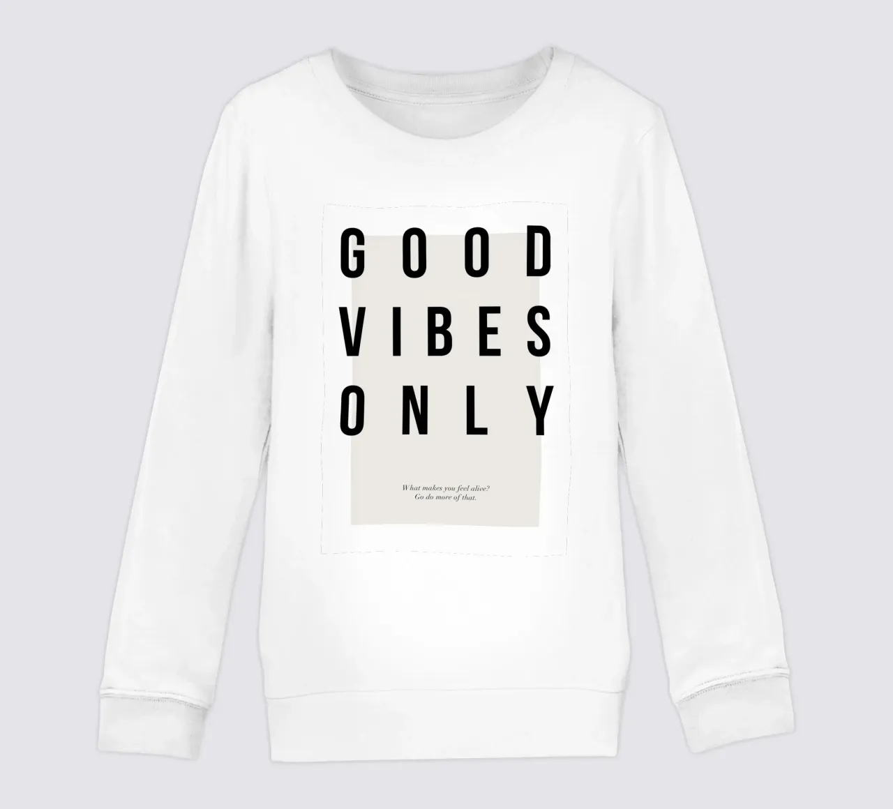 typographie motivation message positif sweat enfant de Alexa Bell