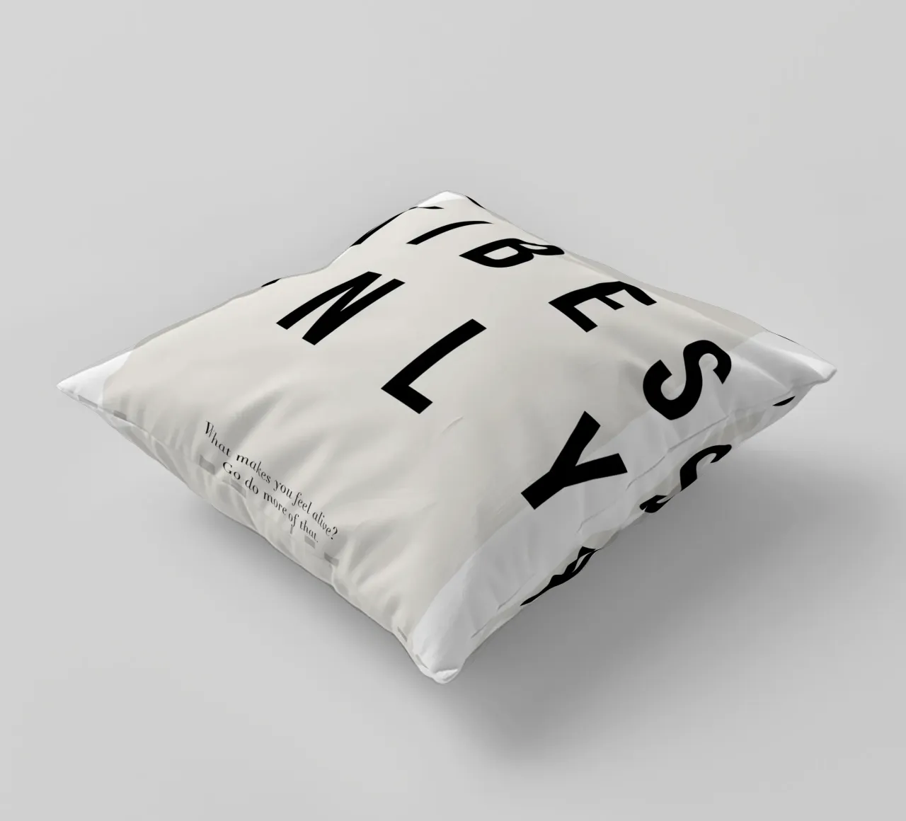 typographie motivation message positif coussin de Alexa Bell