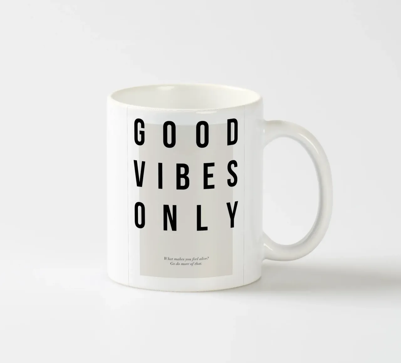 typographie motivation message positif mug en céramique de Alexa Bell