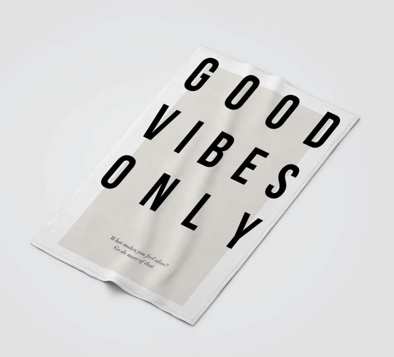 typographie motivation message positif plaid polaire de Alexa Bell
