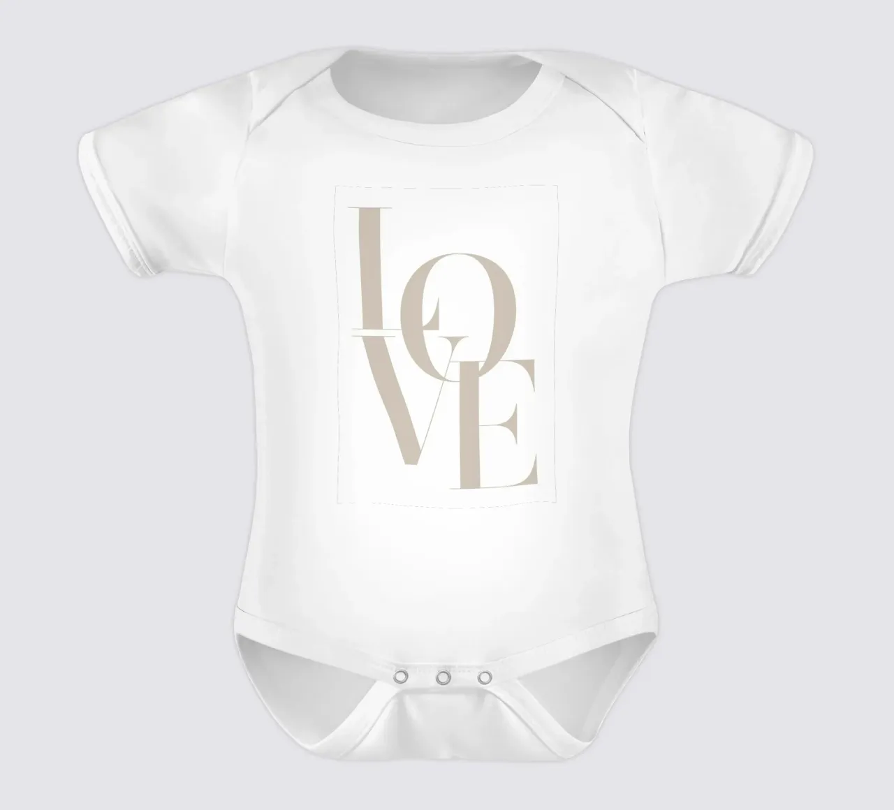L'amore body neonato maniche corte da Alexa Bell