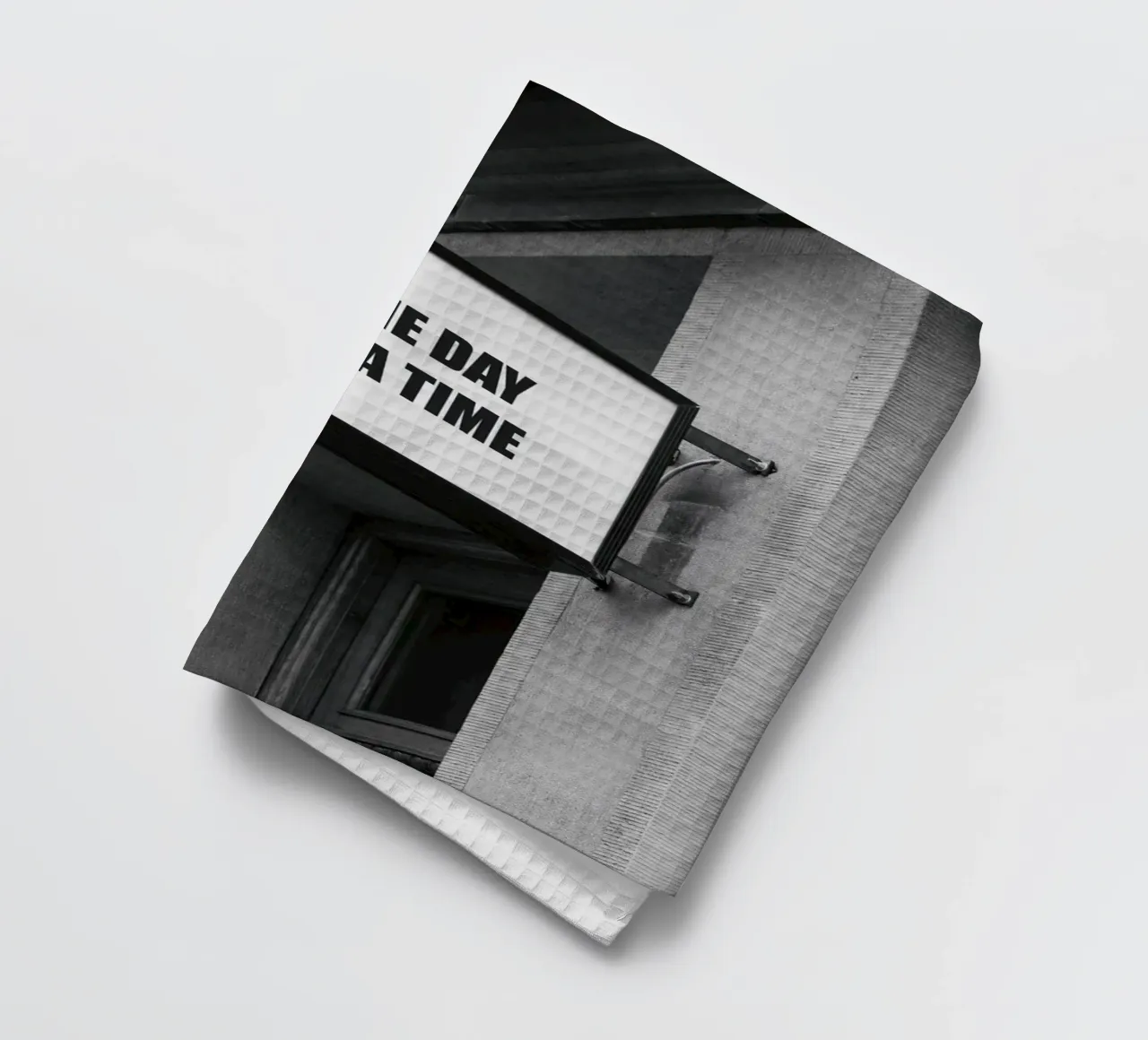 signe texte motivation torchon de Alexa Bell