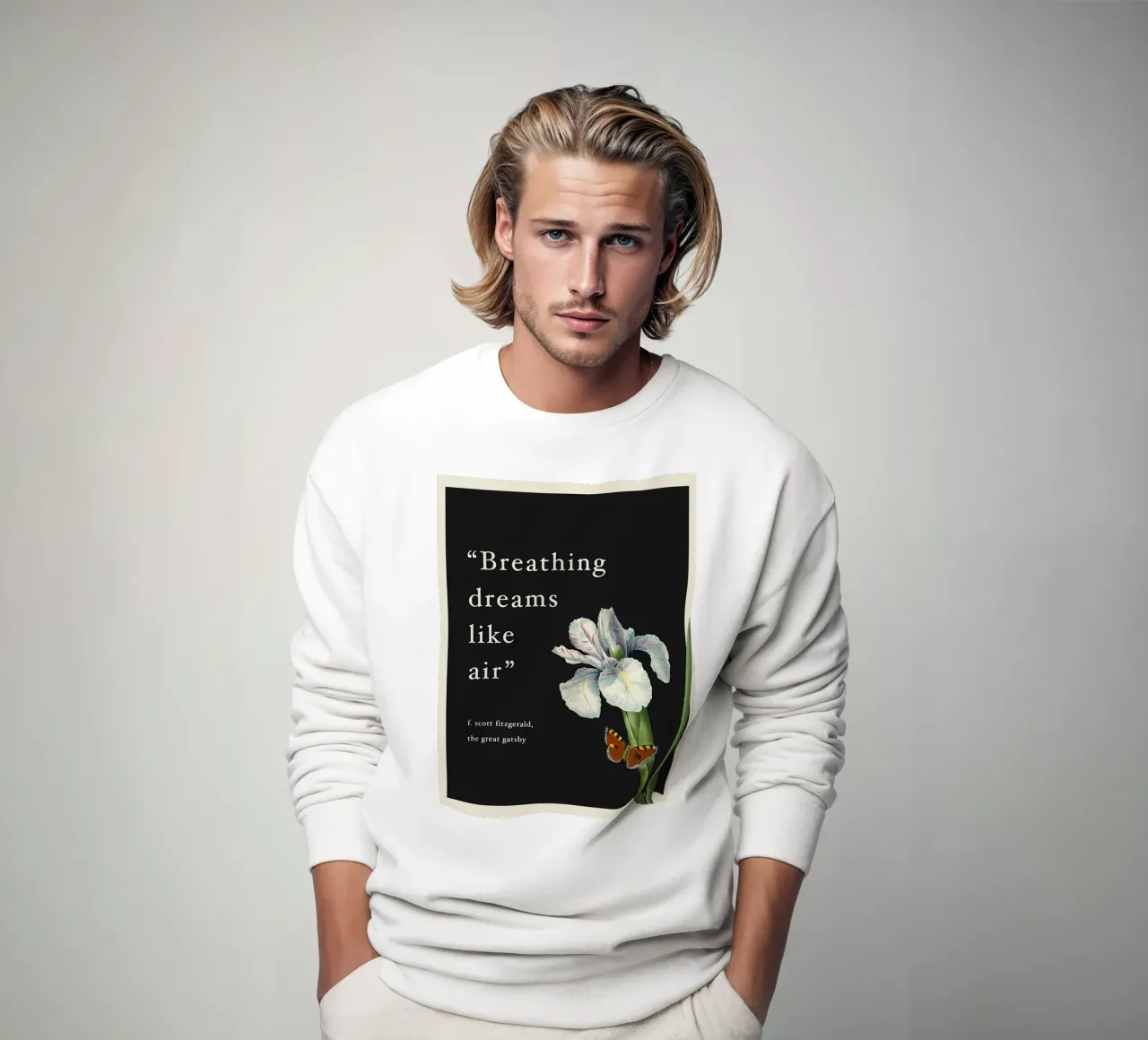 Respirar los sueños como el aire sudadera de Leahprint