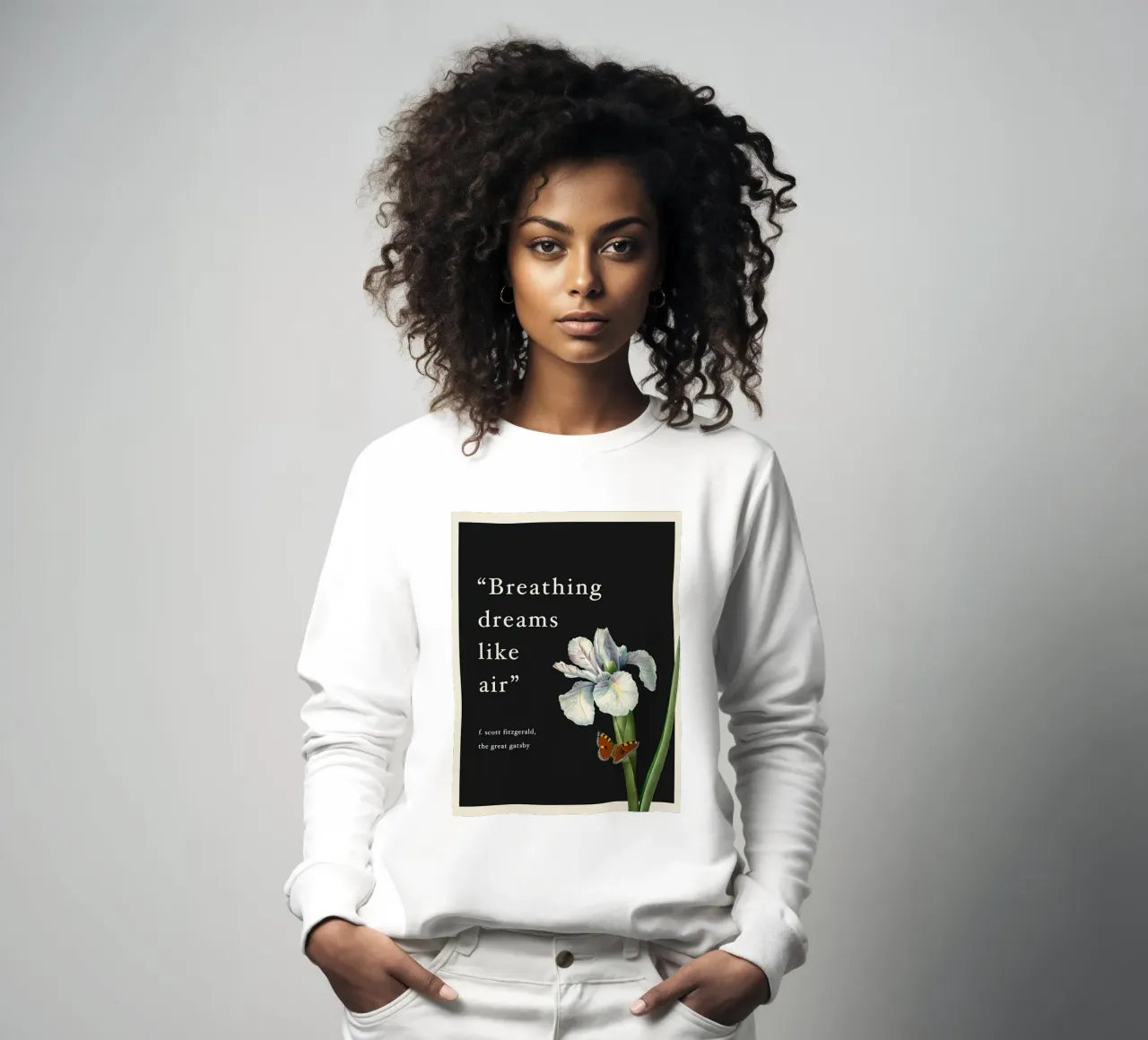 Respirar los sueños como el aire sudadera de Leahprint