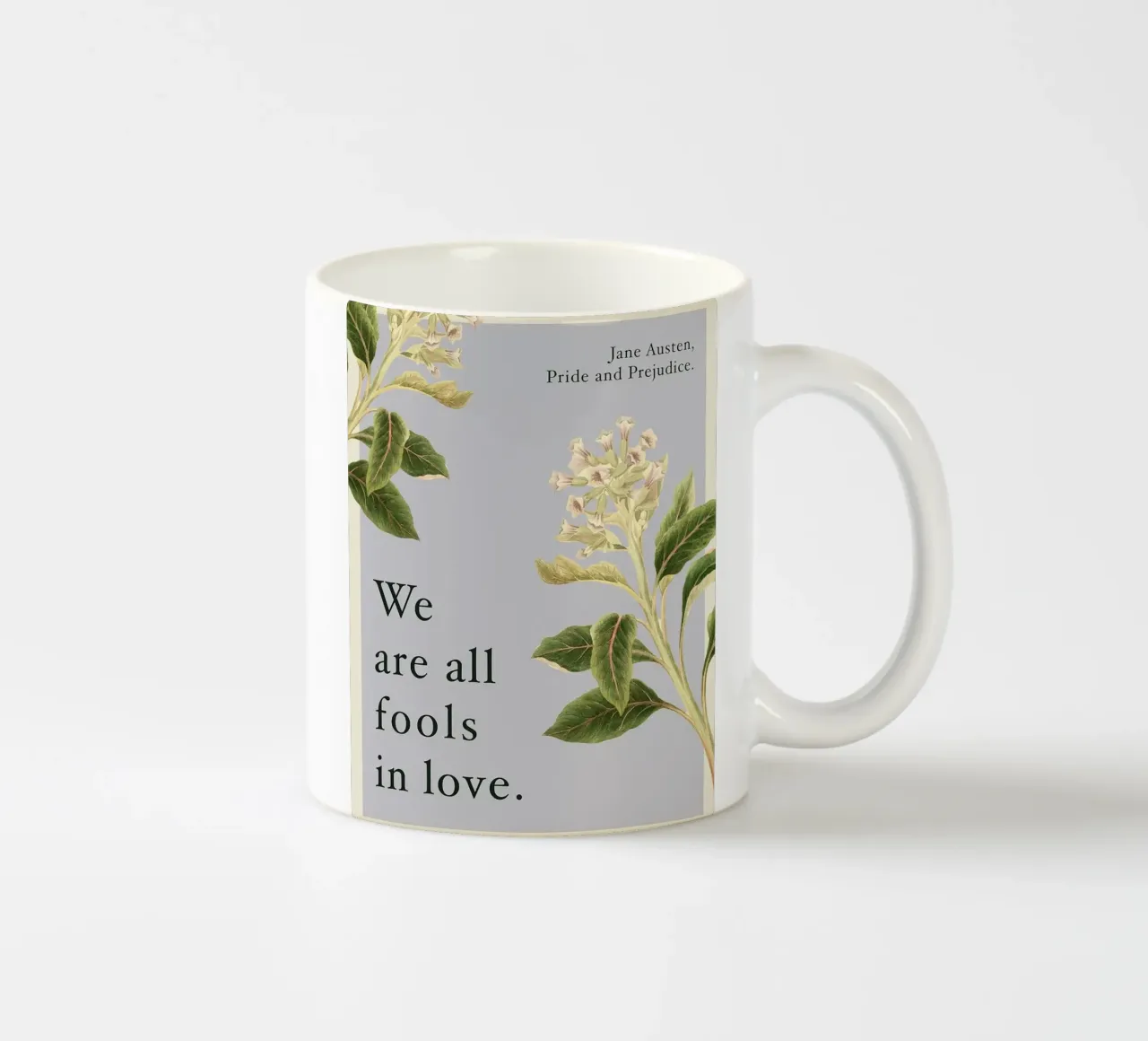 Siamo tutti pazzi in amore tazza in ceramica da Leahprint