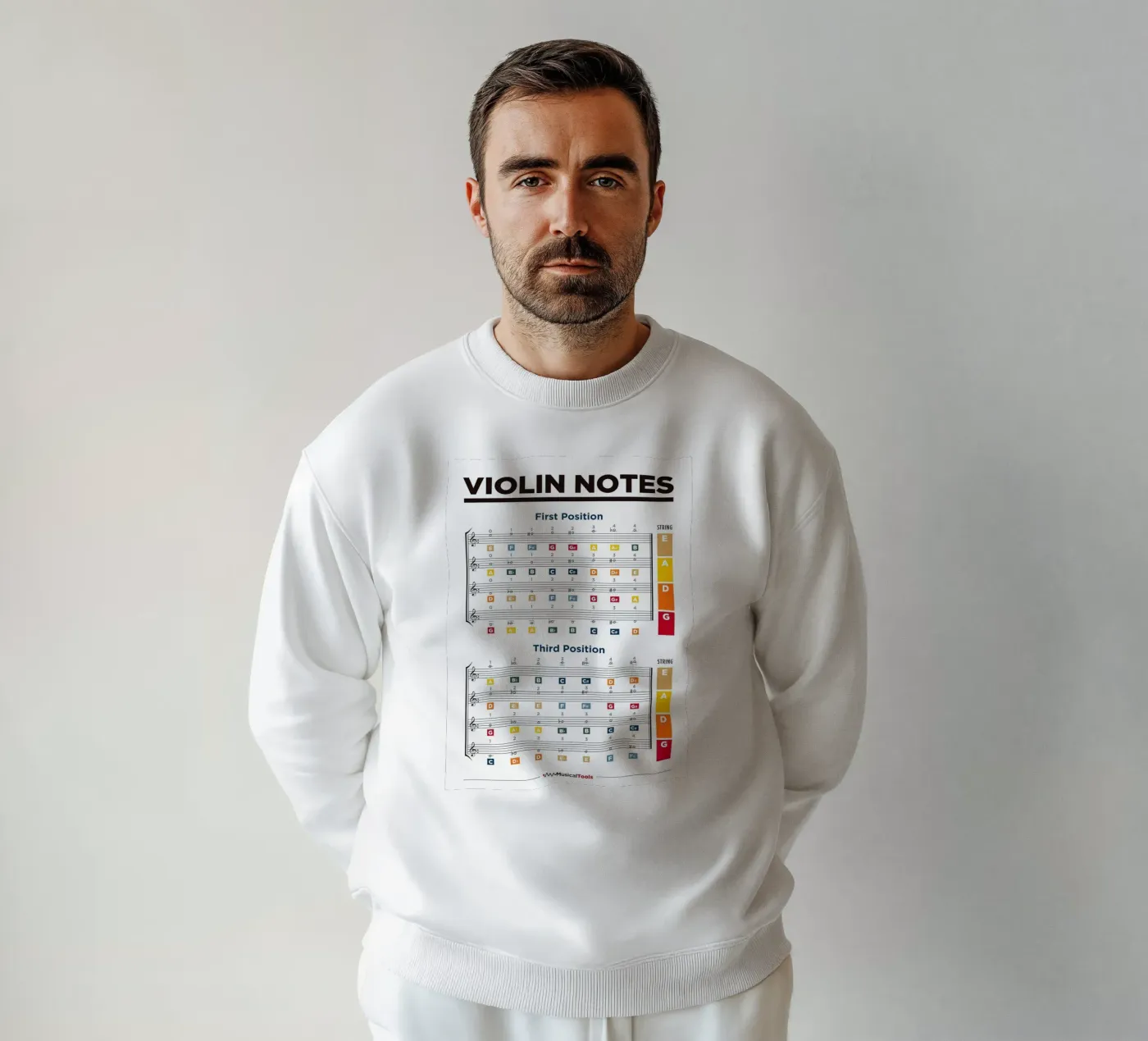 Violin Notes Chart felpa da musicaltools