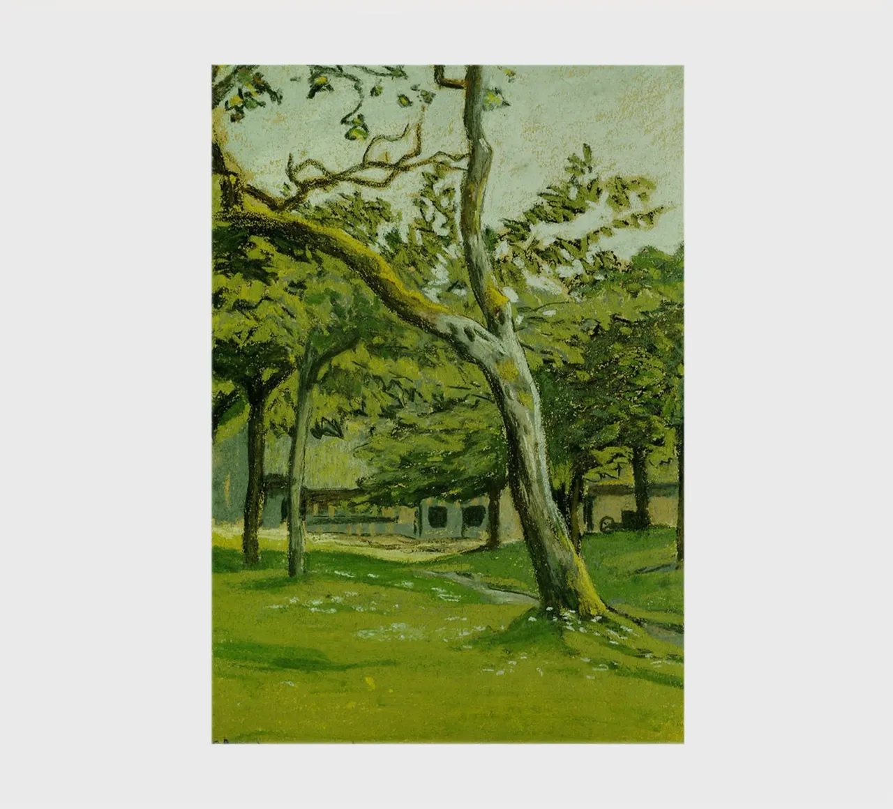 Normandy Farm under the Trees notebook by RodneyArt