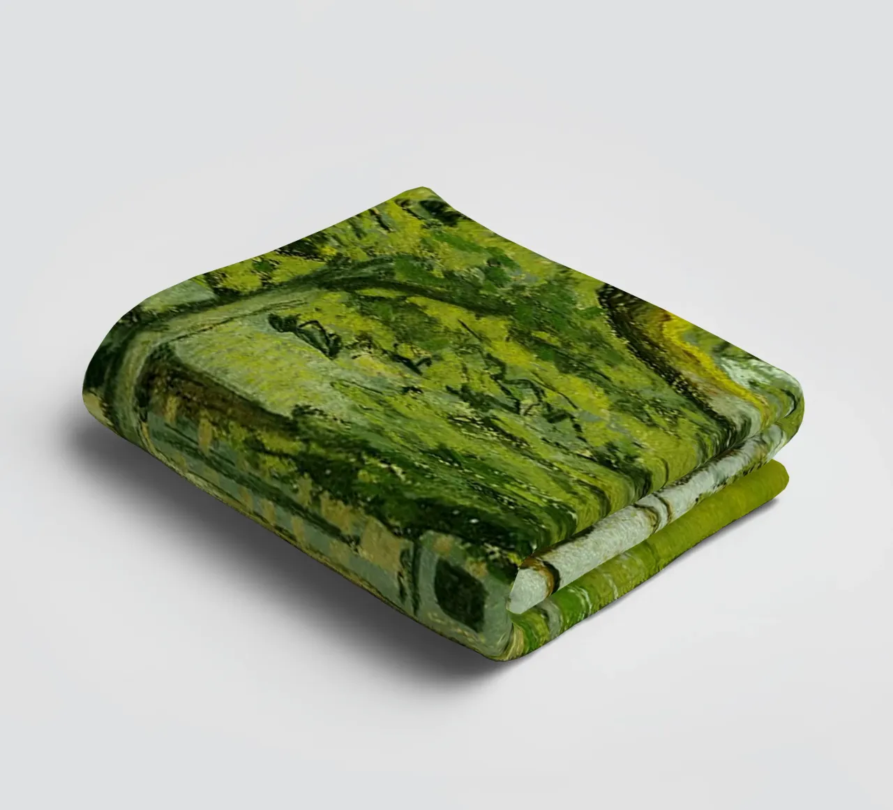 Normandy Farm under the Trees towel by RodneyArt