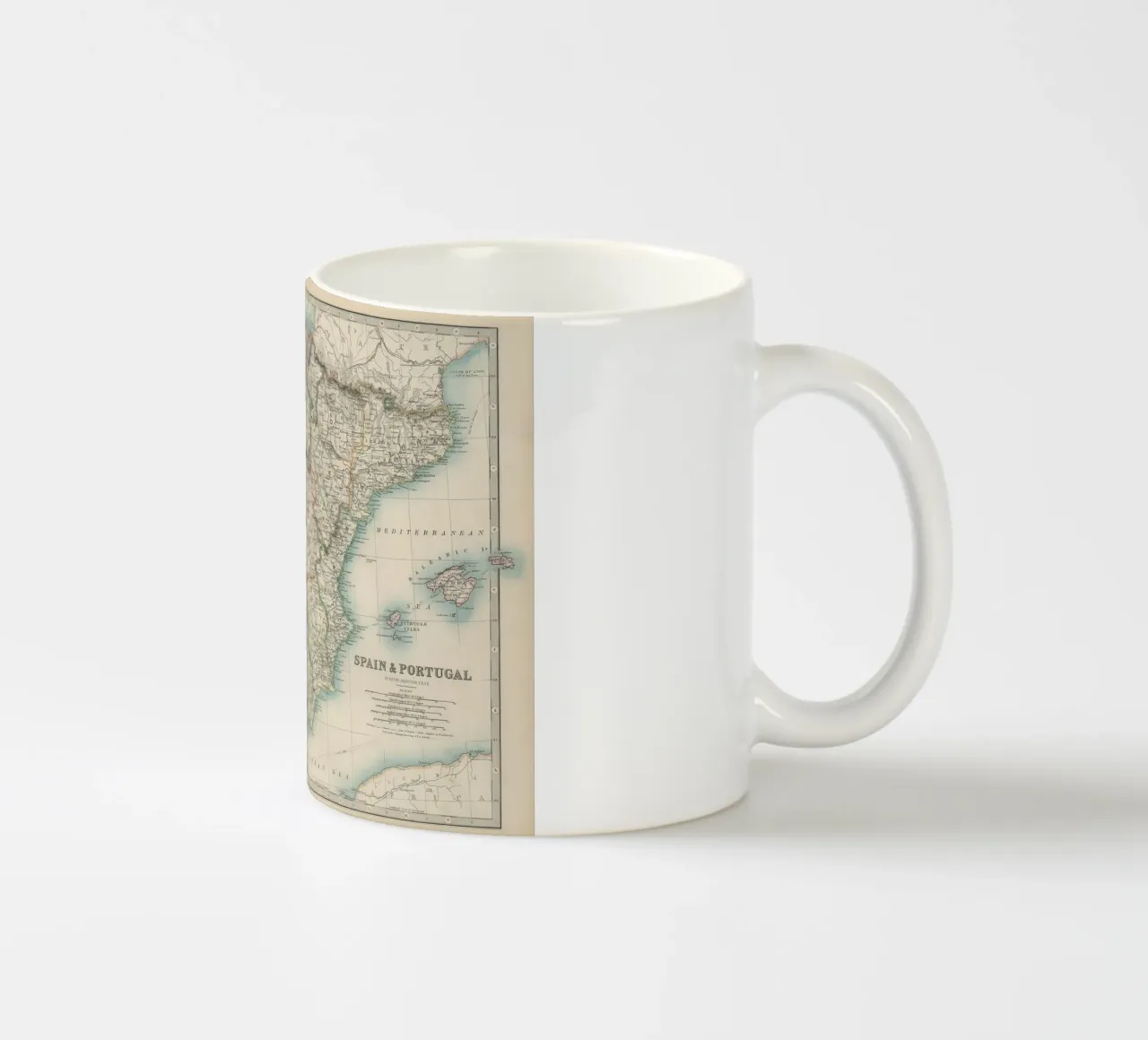 Spagna e Portogallo XIX secolo tazza in ceramica da Lyndamaps
