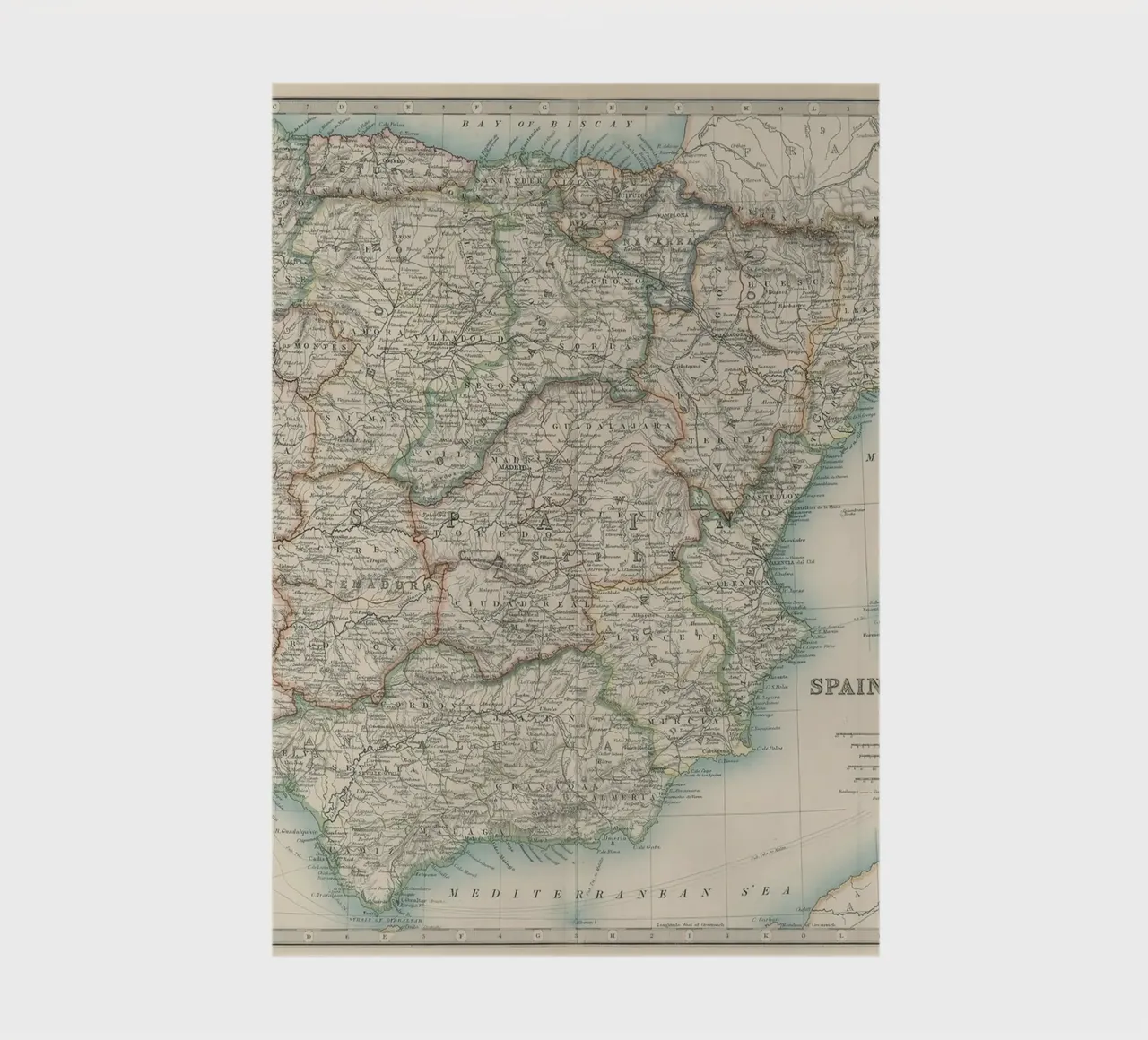 Spagna e Portogallo XIX secolo diario da Lyndamaps