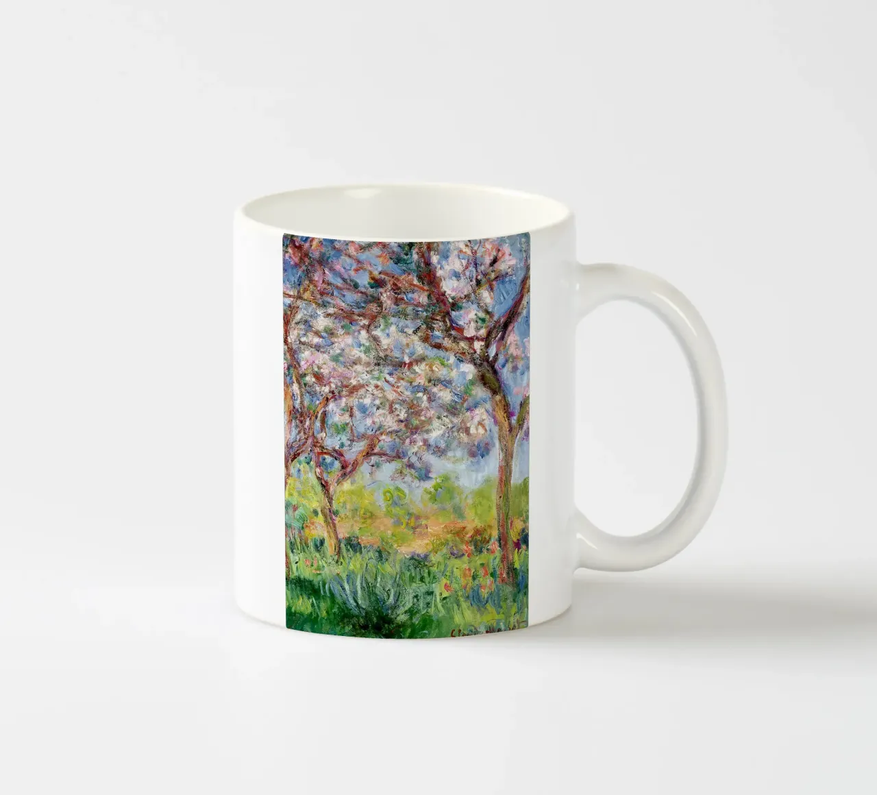 Primavera a Giverny tazza in ceramica da RodneyArt