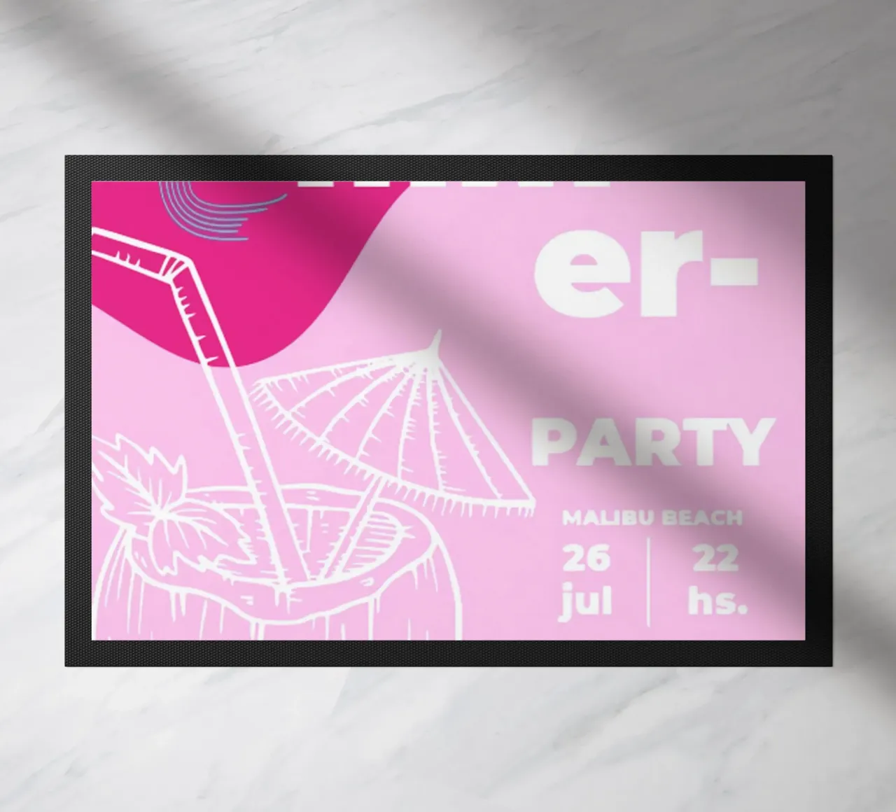 Poster per feste estive zerbino da willy shop