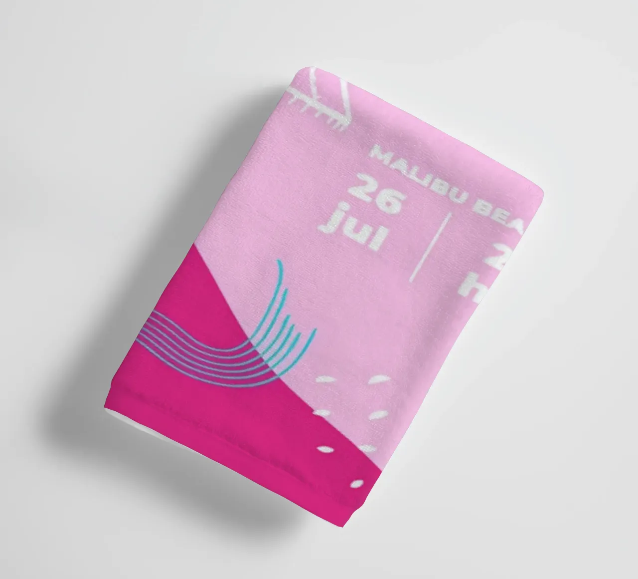Poster per feste estive asciugamano da bagno da willy shop