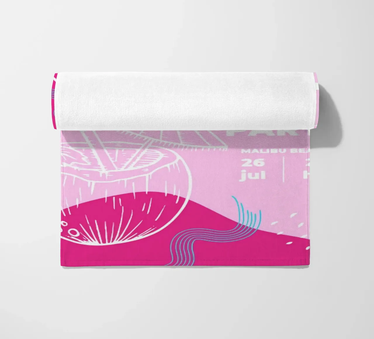 Poster per feste estive telo mare da willy shop
