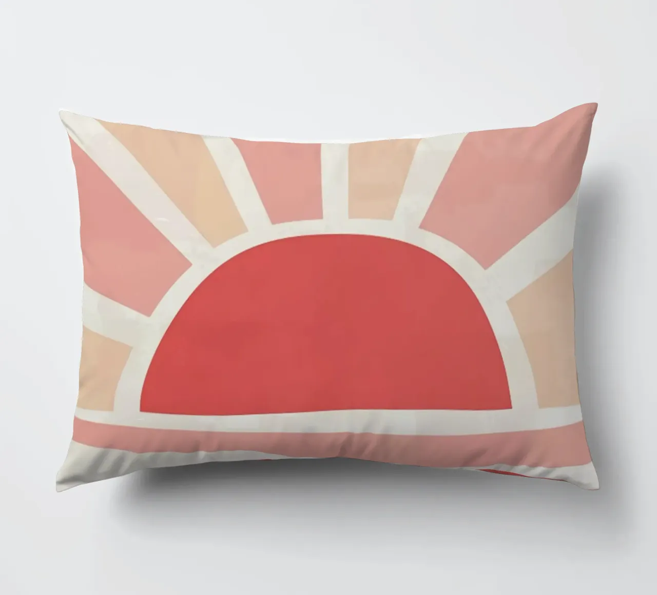 Tramonto all'orizzonte poster naturalistico cuscino da willy shop