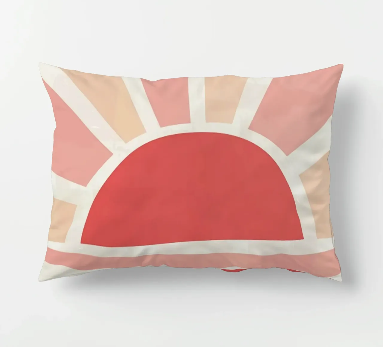 Tramonto all'orizzonte poster naturalistico cuscino da willy shop