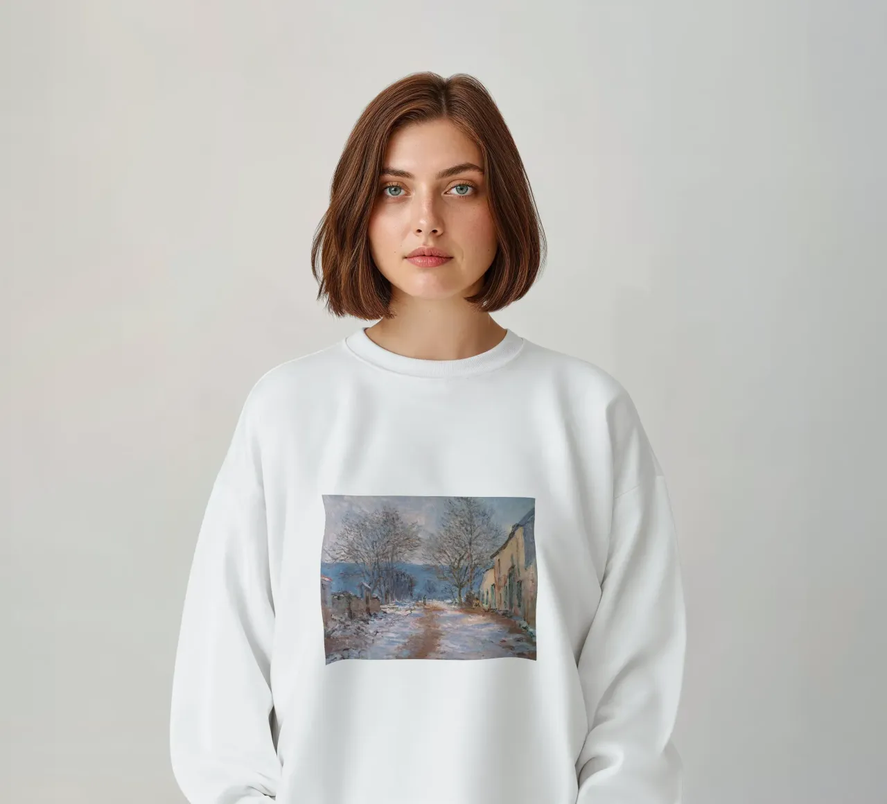 Nieve en Limetz Effet de neige a Limetz sudadera de RodneyArt